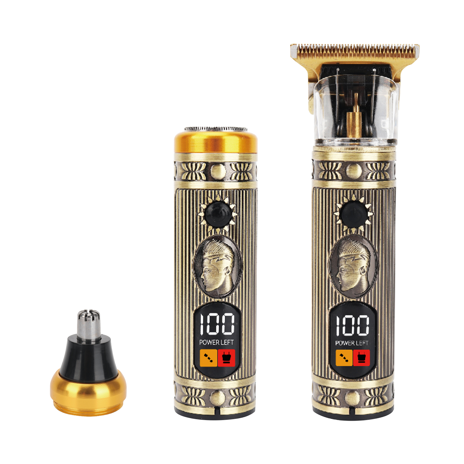 Máquina Cortar Pelo Profesional USB Recargable Batería Litio Kit Completo