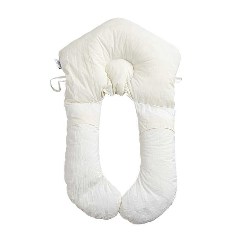 Almohada moldeadora ajustable para bebé recién nacido, almohada para dormir de lado, calmante, posicionamiento, antideslizante de algodón