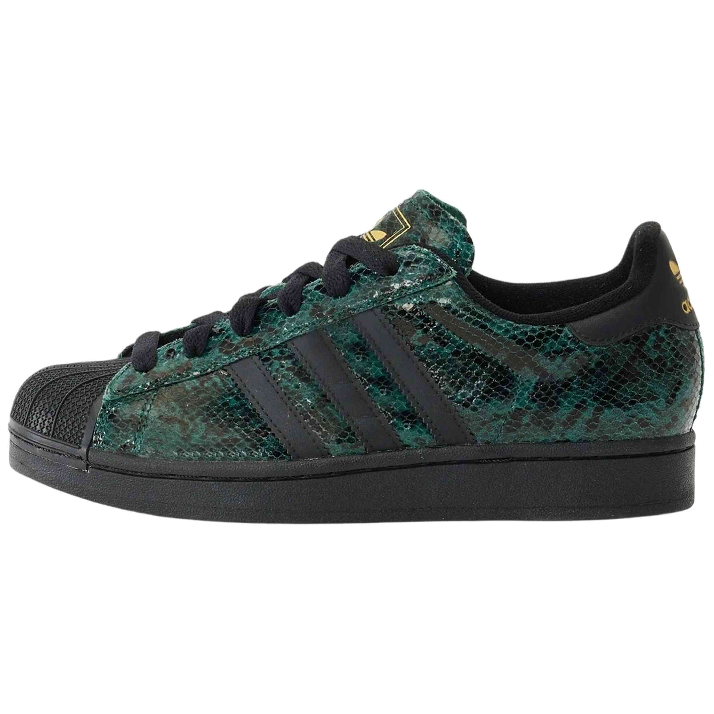 Zapatillas Adidas modelo Superstar II "COLLEGIATE GREEN SNAKESKIN" para Mujer en color Verde