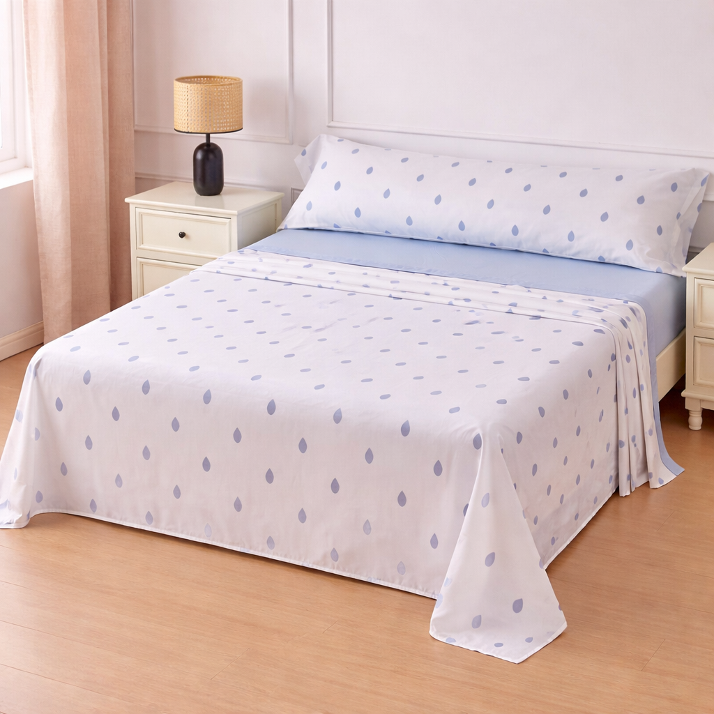 Juego de Sábanas 3 Piezas con Diseño Estampado Incluye Sábana Encimera, Bajera Ajustable y Funda de Almohada, 100% Poliéster, Para Camas 90/105/135/150/180 cm, ✅ Envíos a España en 48/72h
