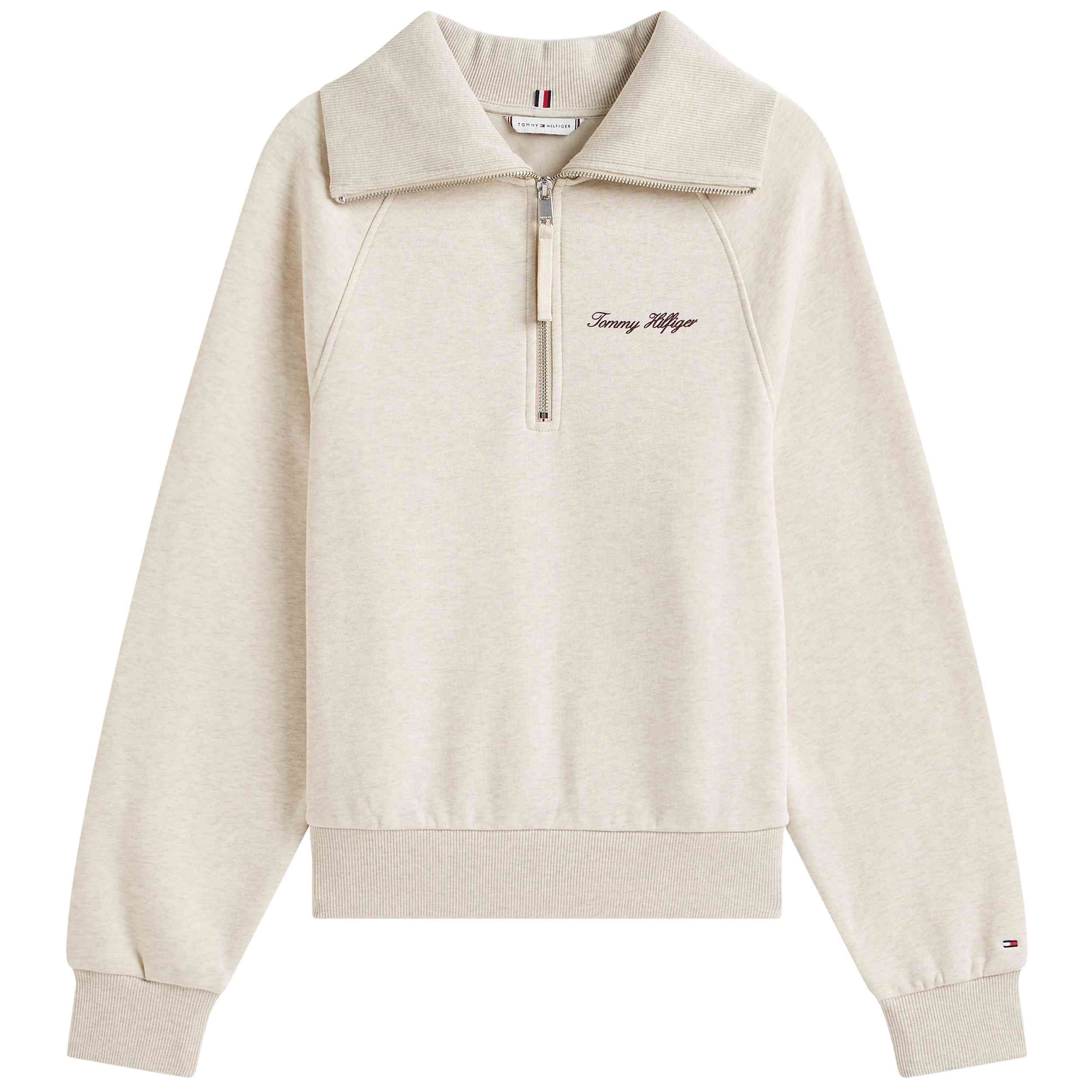 Sudadera Tommy Hilfiger modelo Classic Script para Mujer en color Beige