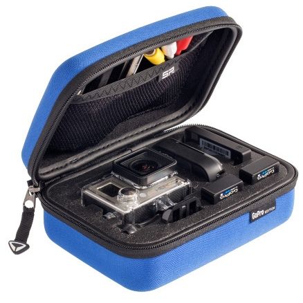 Gopro Maletín de Transporte Pov Case Xs para Gopro Hero 3 Azul