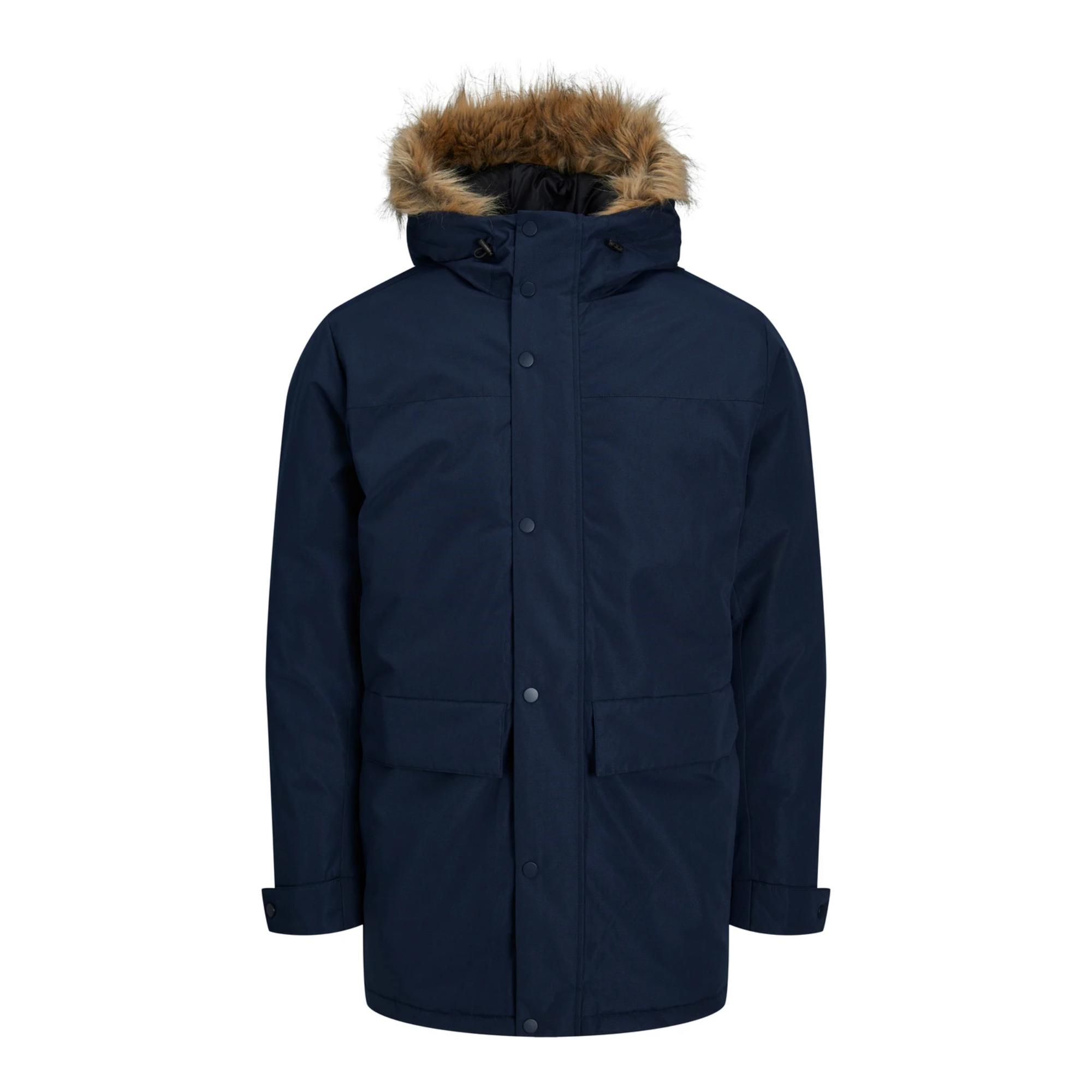 JACK&JONES 12236096 JJCHAMP PARKA JACKET FAUX FUR Hombre Anorak Chaqueta Cazadora Parka Abrigo 28745