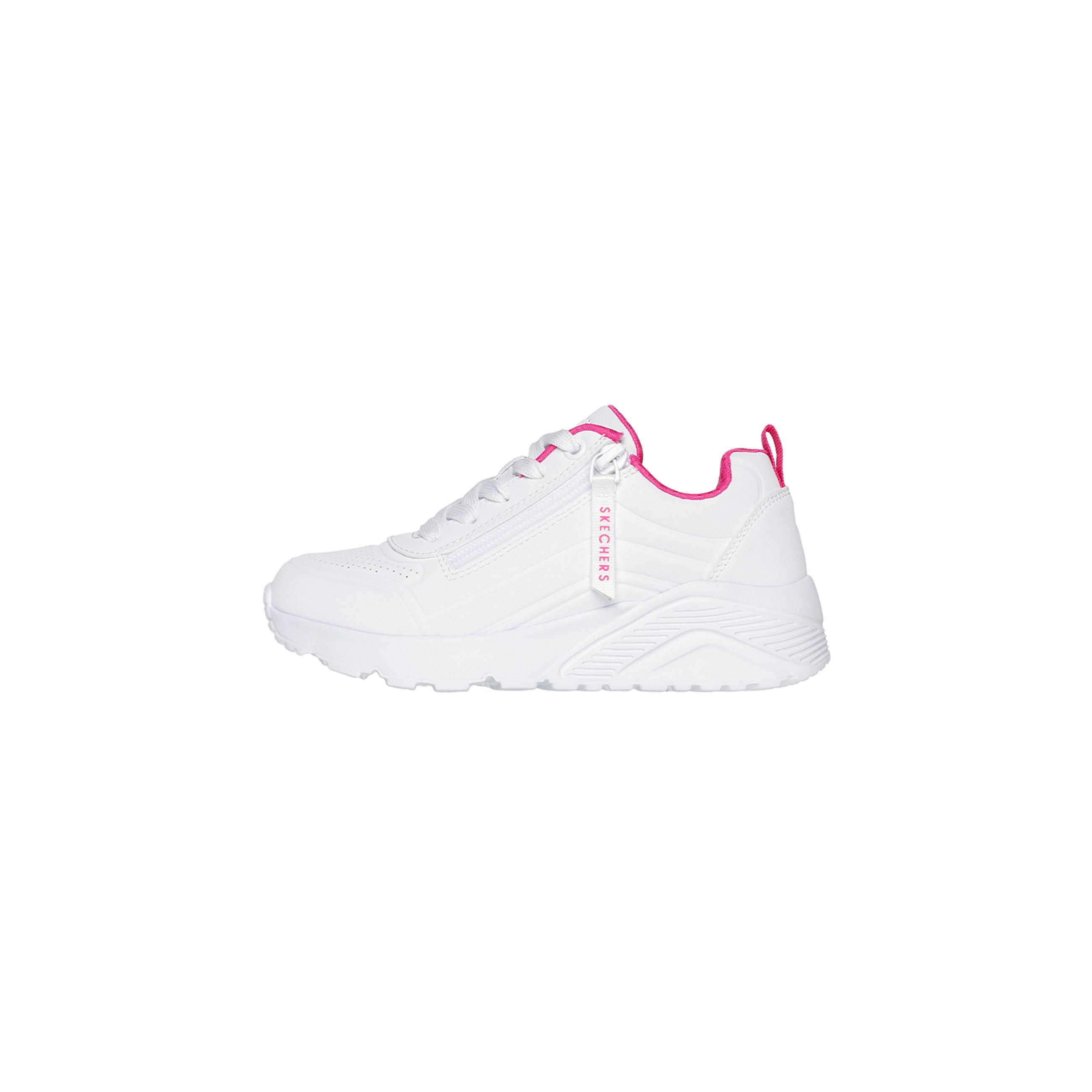 Skechers Zapatillas Uno Lite Easy Zip de Niña modelo 310387L_WHPK en color Blanco 88750