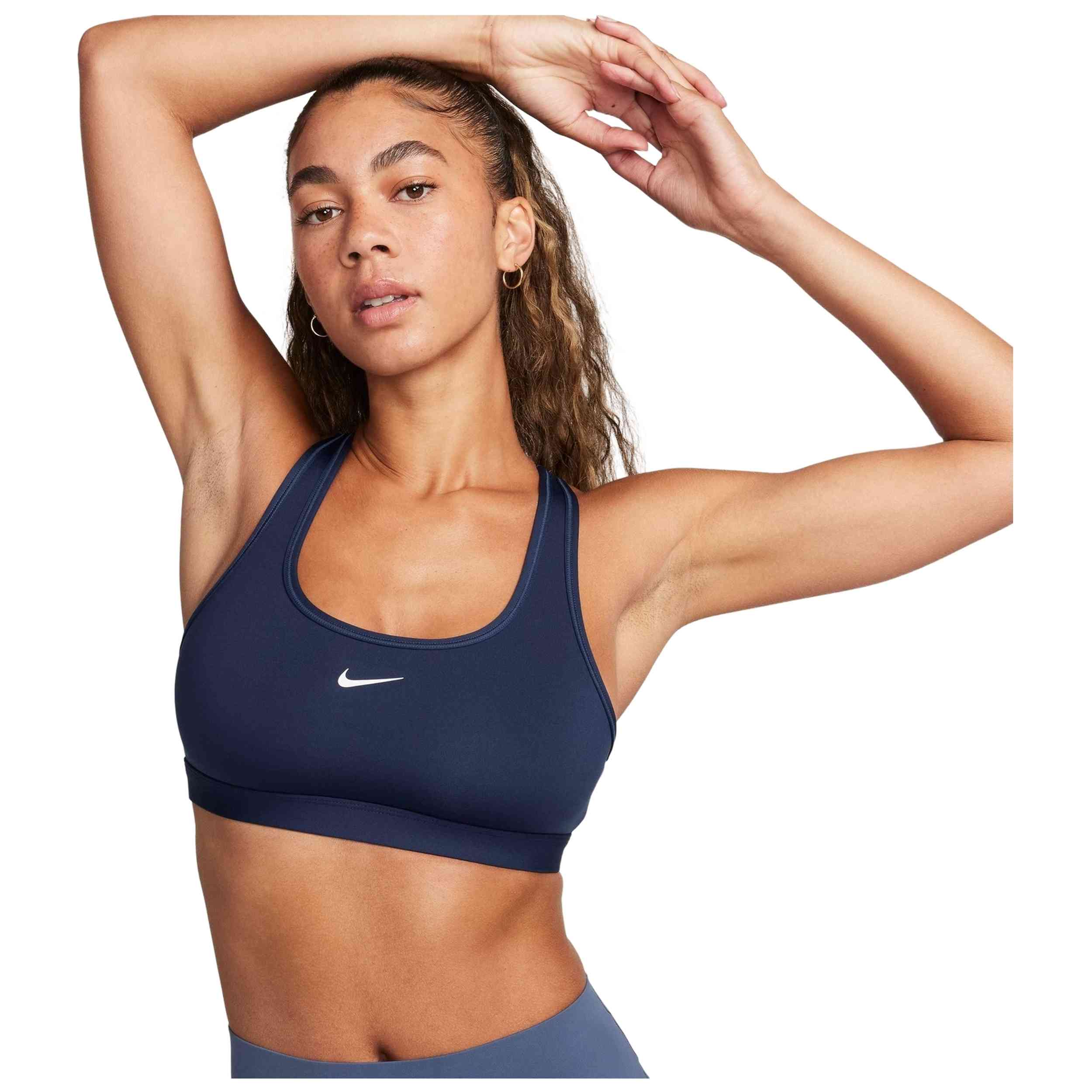 Top Nike Swoosh Light Support Nike en color Azul