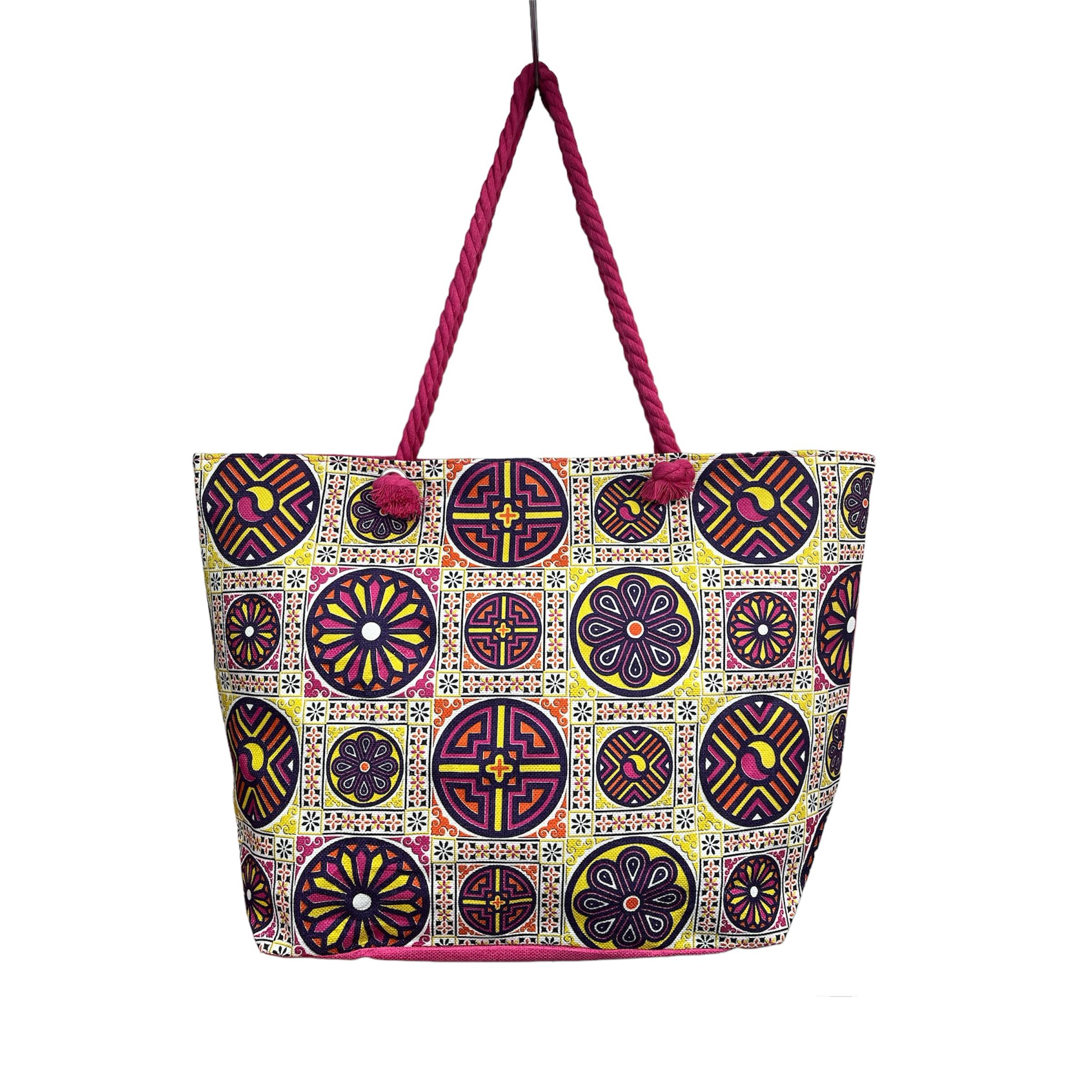 Bolso de Playa y Piscina MEJORADA Estilo Mandalas 6 Patrones 2024