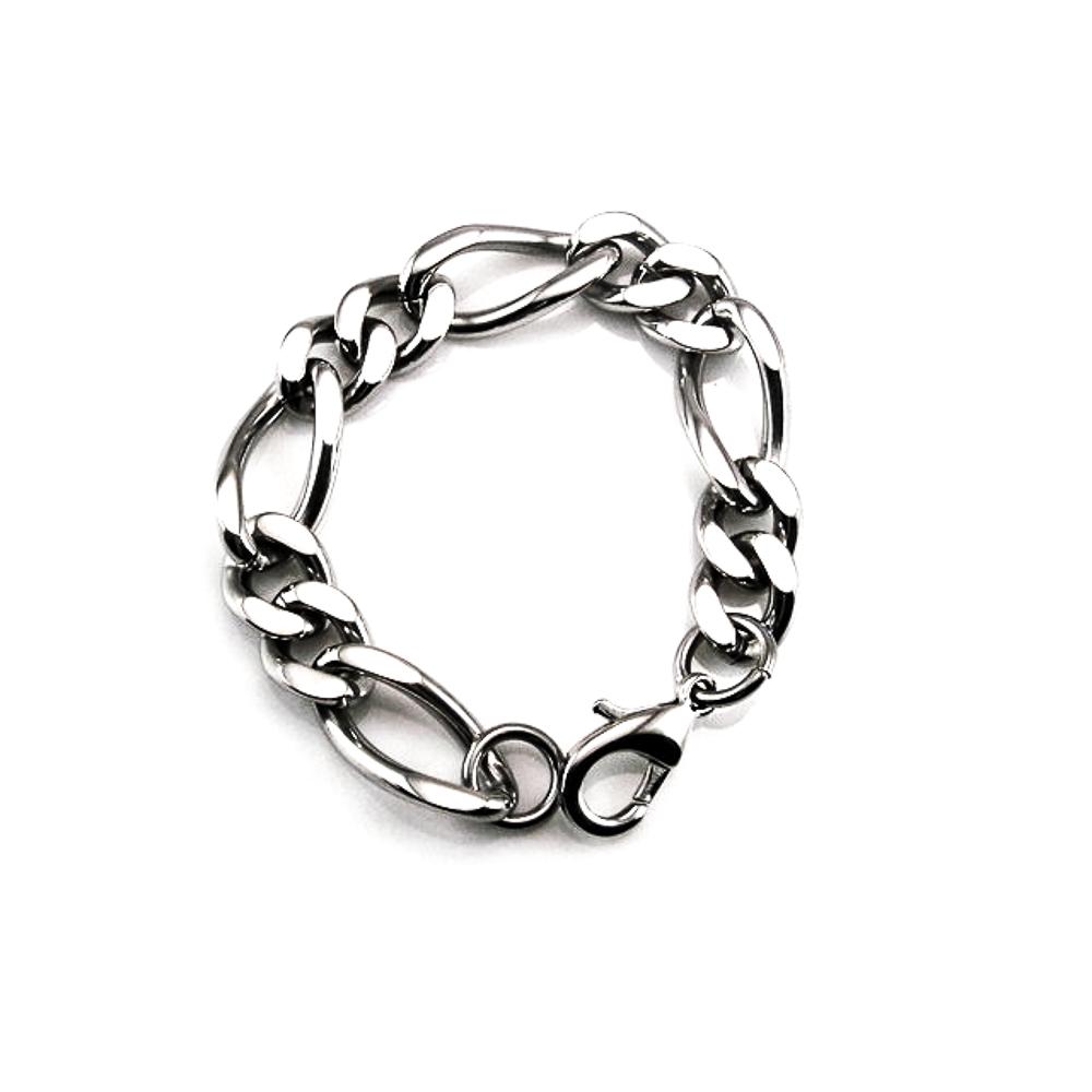 Pulsera De Acero Chico Eslabon 2 + 1