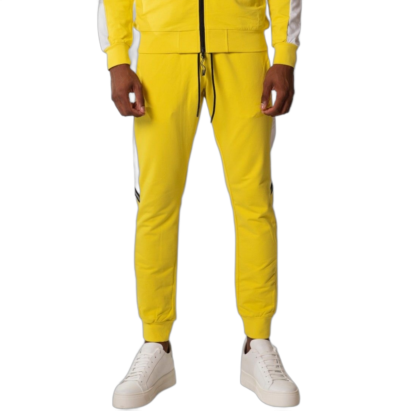 Pantalon Antony Morato con Detalle Contraste Amarillo Moderno, Ropa casual