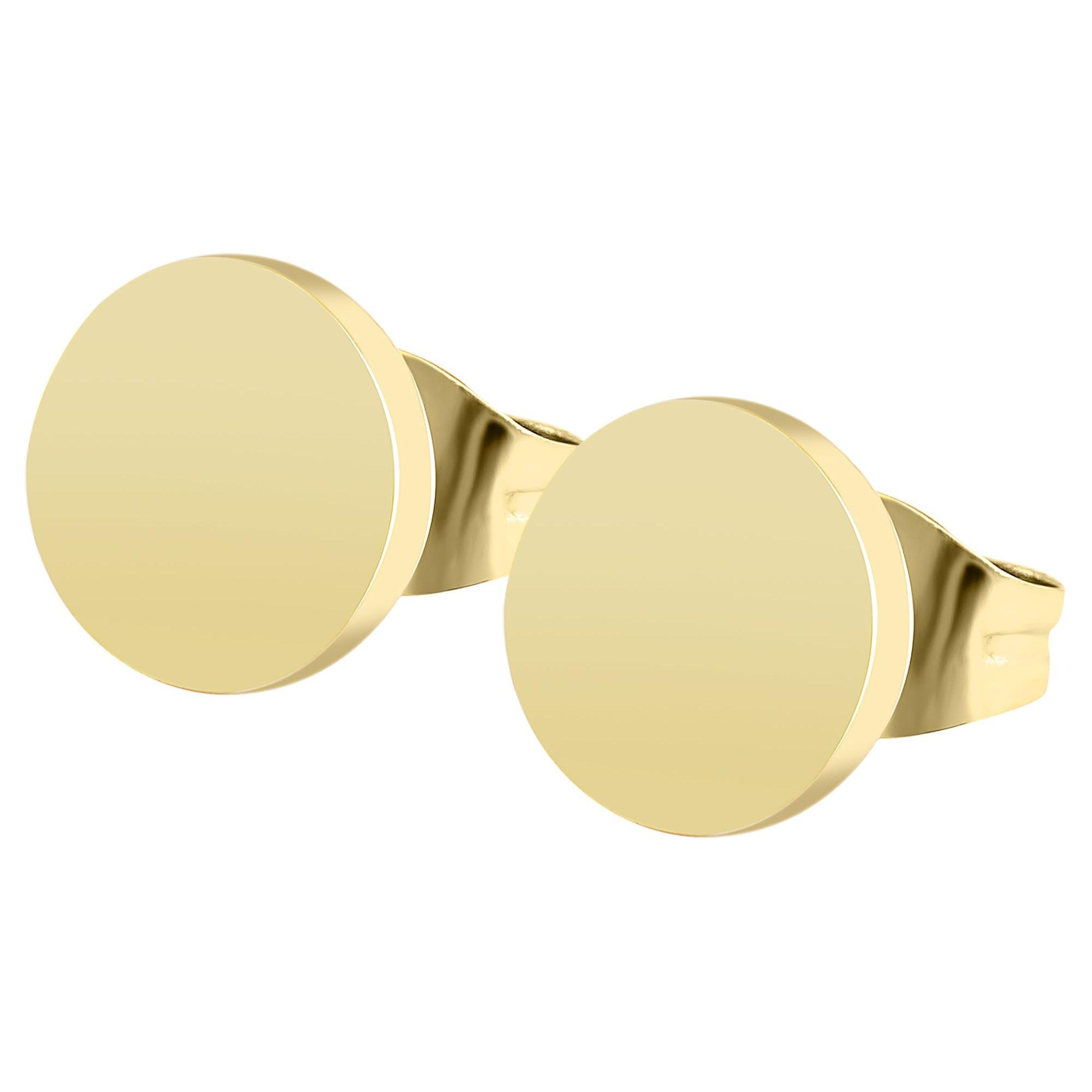 Akzent® Pendientes Dourados em Aço Inoxidável 0214