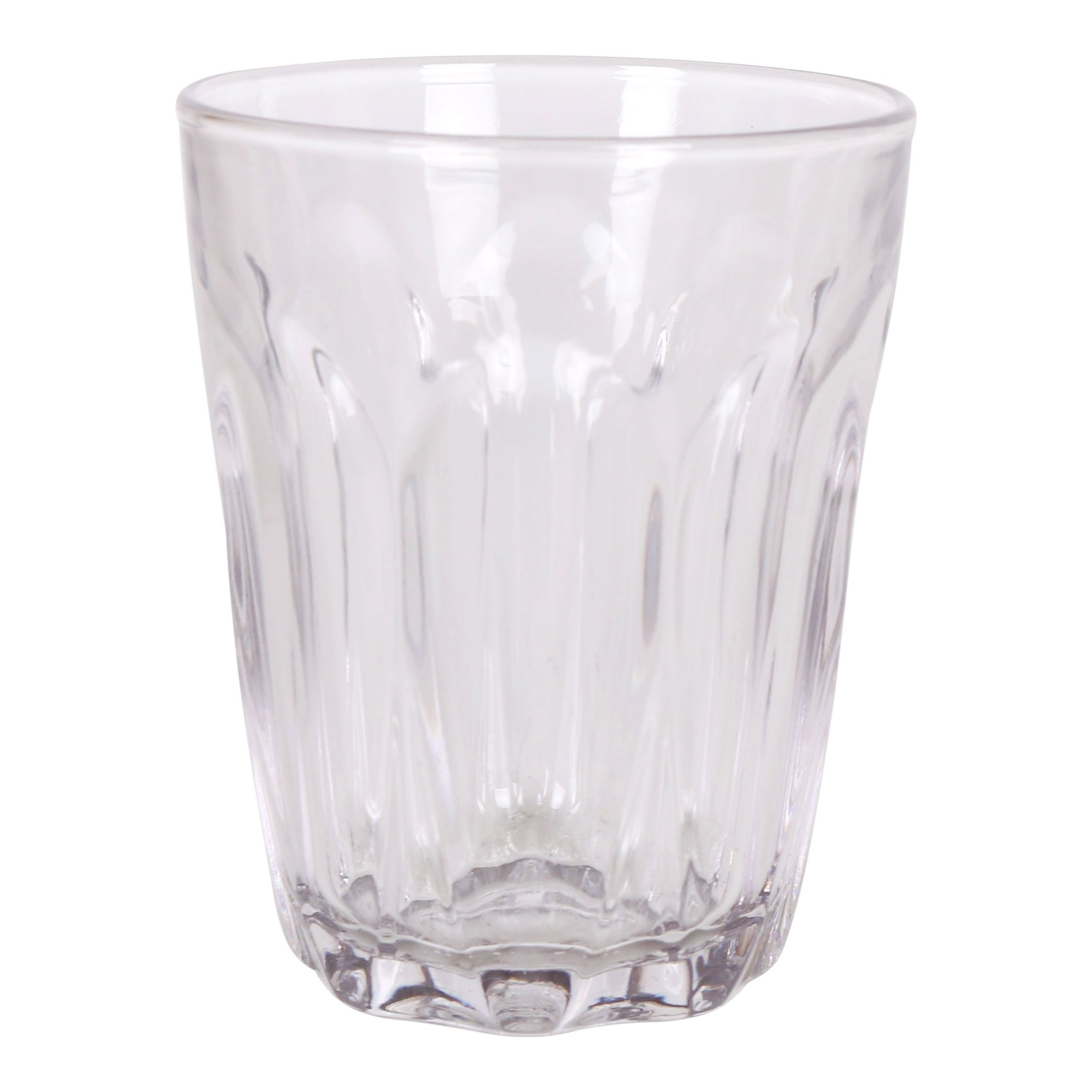 Duralex - Set de 6 Vasos de Vidrio Transparente Provence 25cl - Set de Vasos para Bebidas Frías y Calientes, Aptos para Lavavajillas | Amystyle