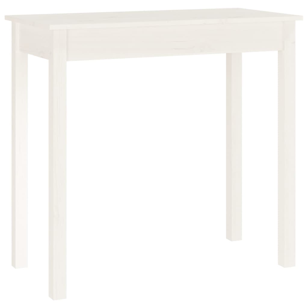 Mesa Consola de Pino Maciza Vidaxl 80x40x75 Cm Natural