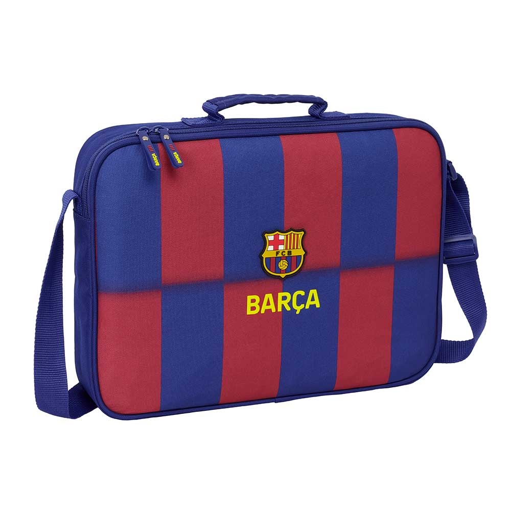 Cartera Extraescolares Oficial FC Barcelona 1ª Equipación 25/26 - Bandolera Escolar con Licencia Oficial, 6L, Diseño Auténtico para Niños y Jóvenes