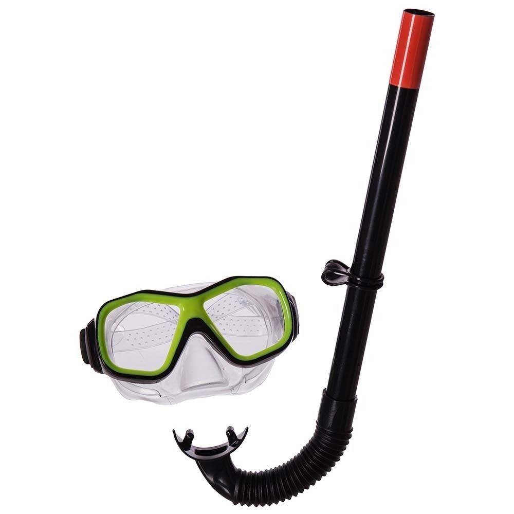 Máscara de Buceo Bestway para Adultos y Niños - Sistema de Respiración Seca - Diadema Ajustable - Vista Amplia