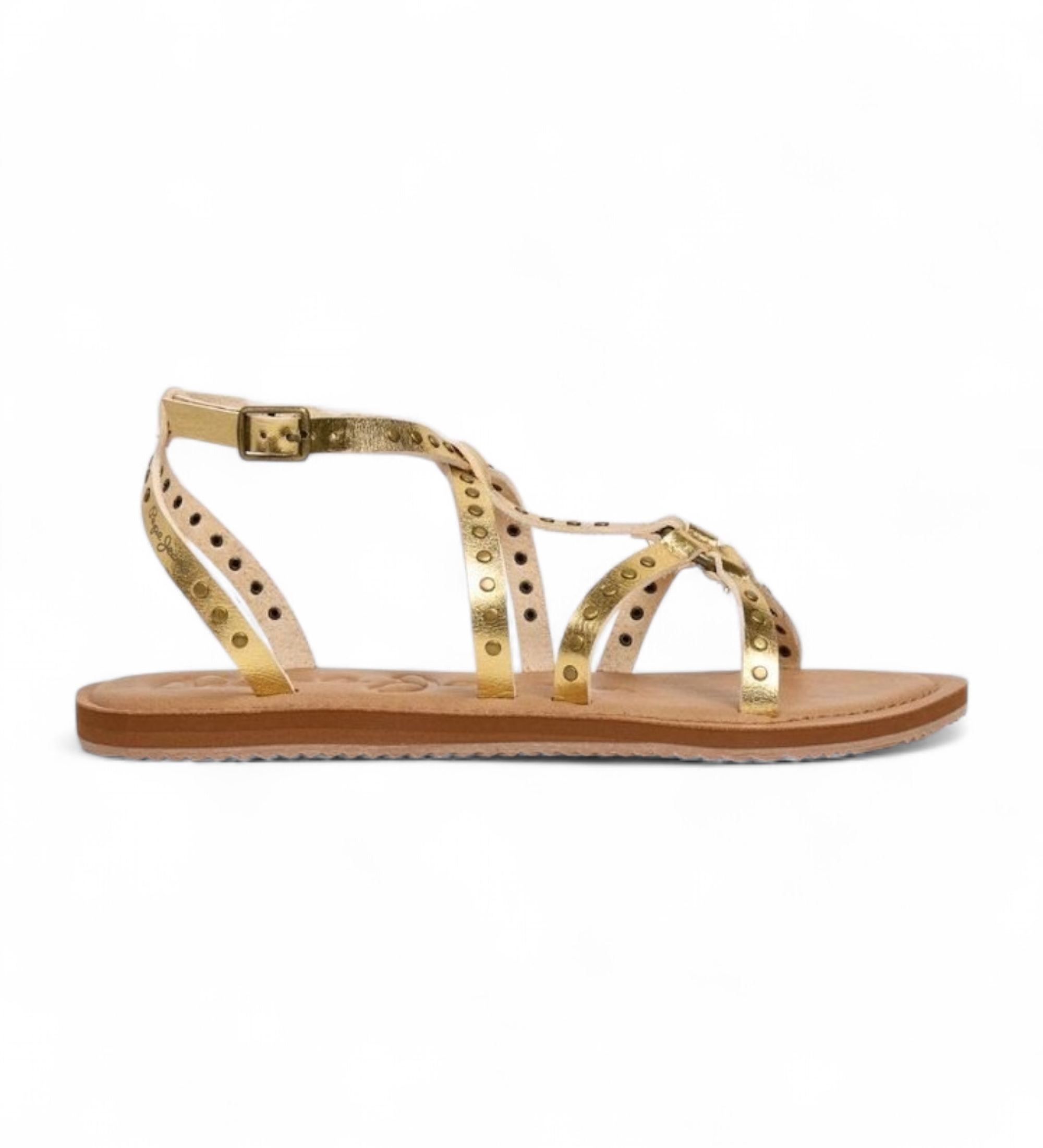 Pepe Jeans | Mujer | Sandalias Rio Studs dorado