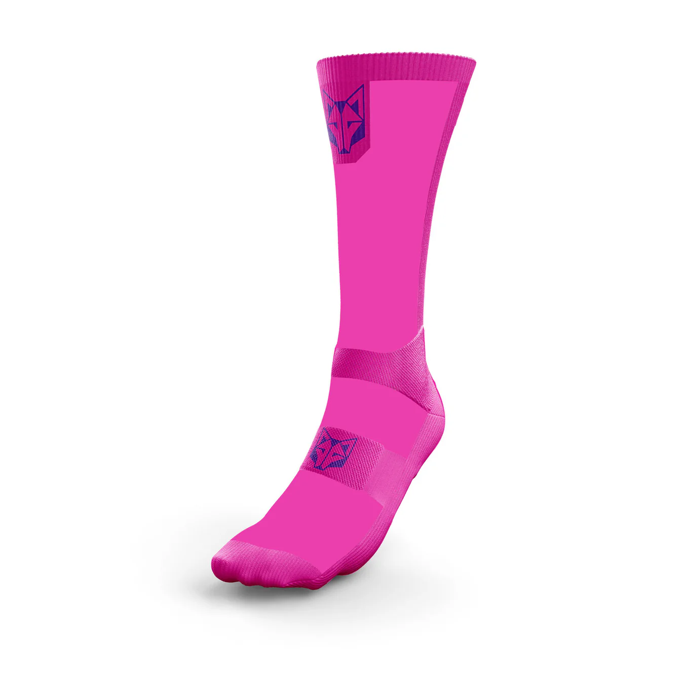 Calcetines Deportivos OTSO Ultra Ligeros, Transpirables y Sin Rozaduras – Running, Gym, Ciclismo... - Muchos Diseños Disponibles y Originales (Fluo Pink)