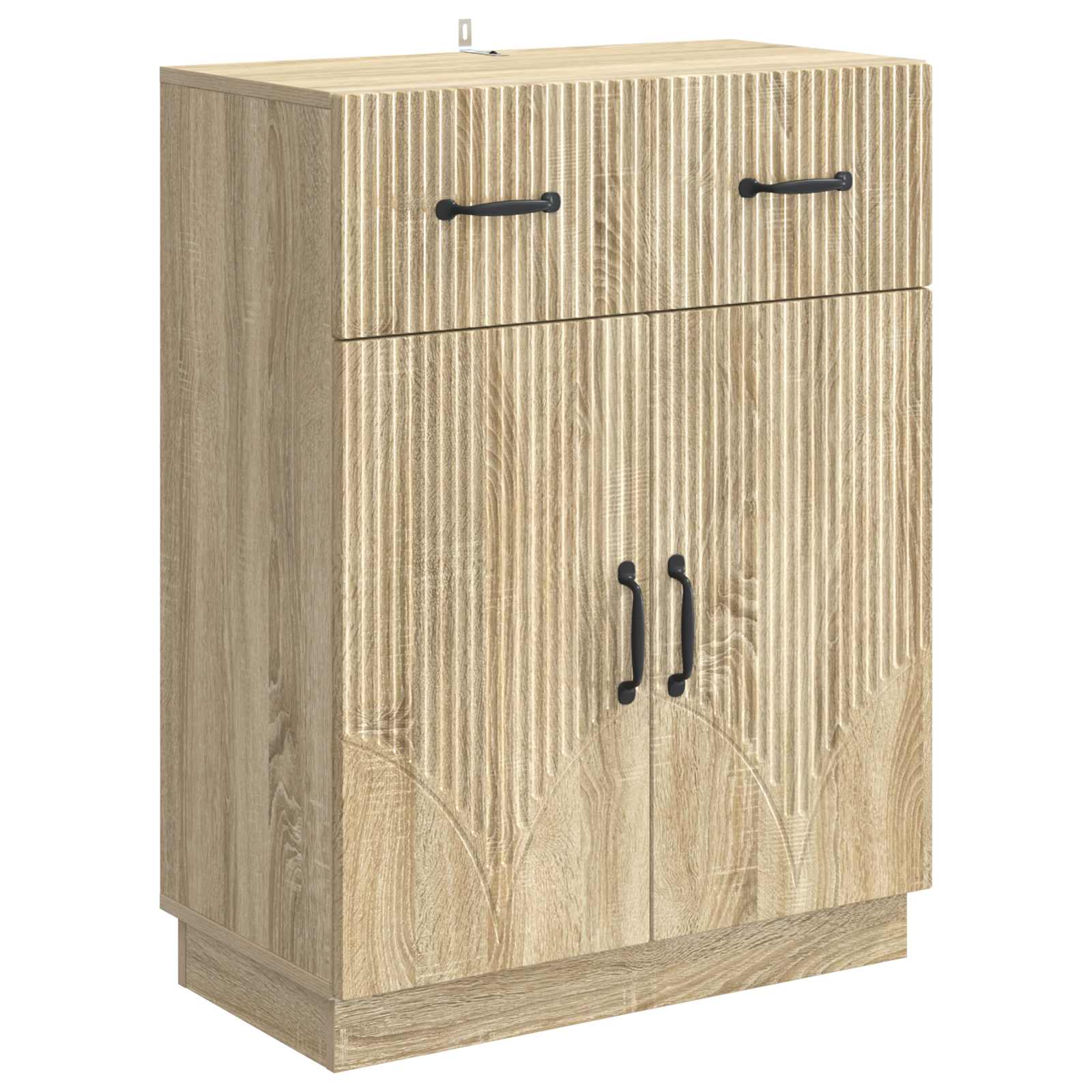 vidaXL Aparador 66 x 34,5 x 87 cm Madera de Ingeniería Multicolor