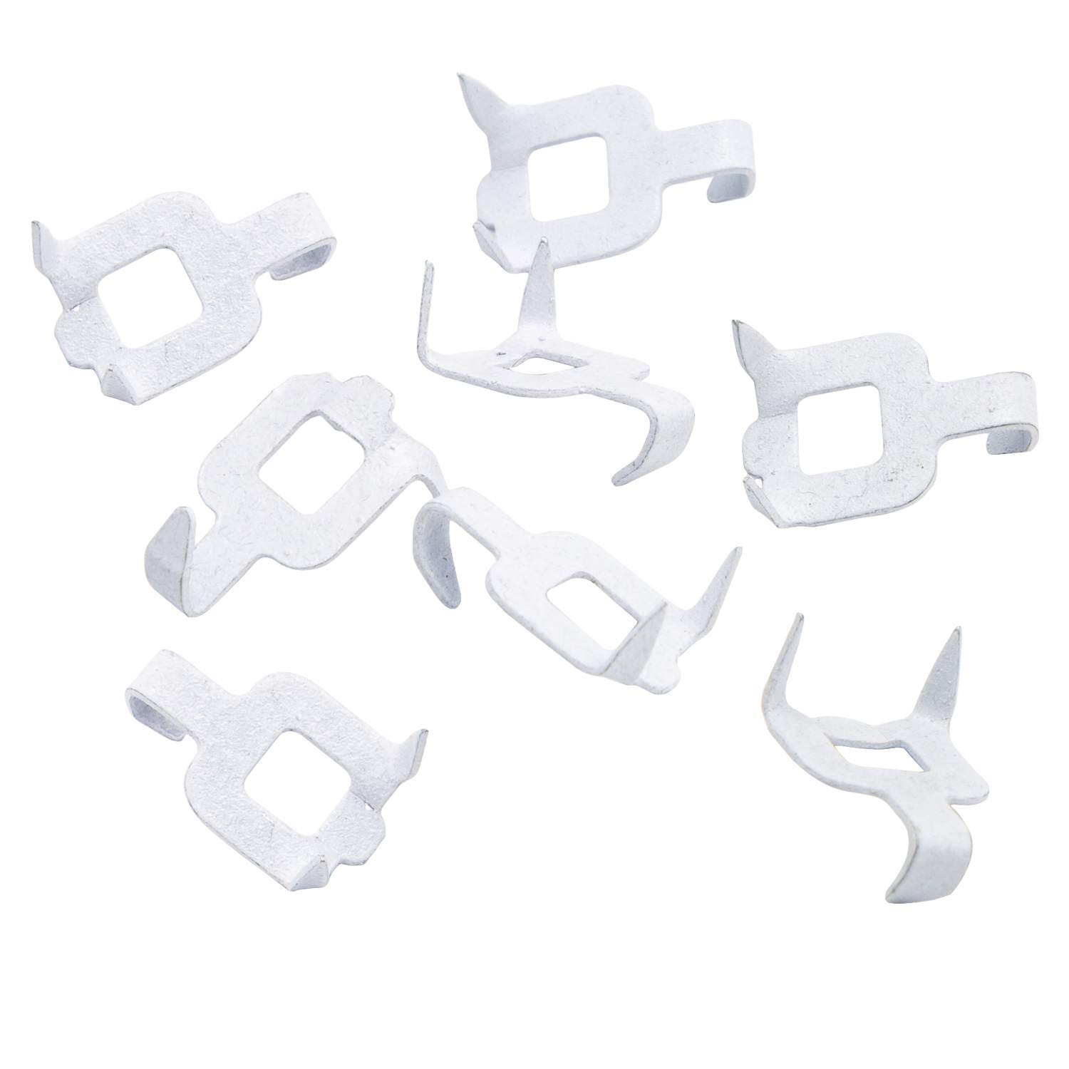 SANCO STORE - WOLFPACK LINEA PROFESIONAL Cuelga Cuadros Metalico Gancho Blister 8 Piezas