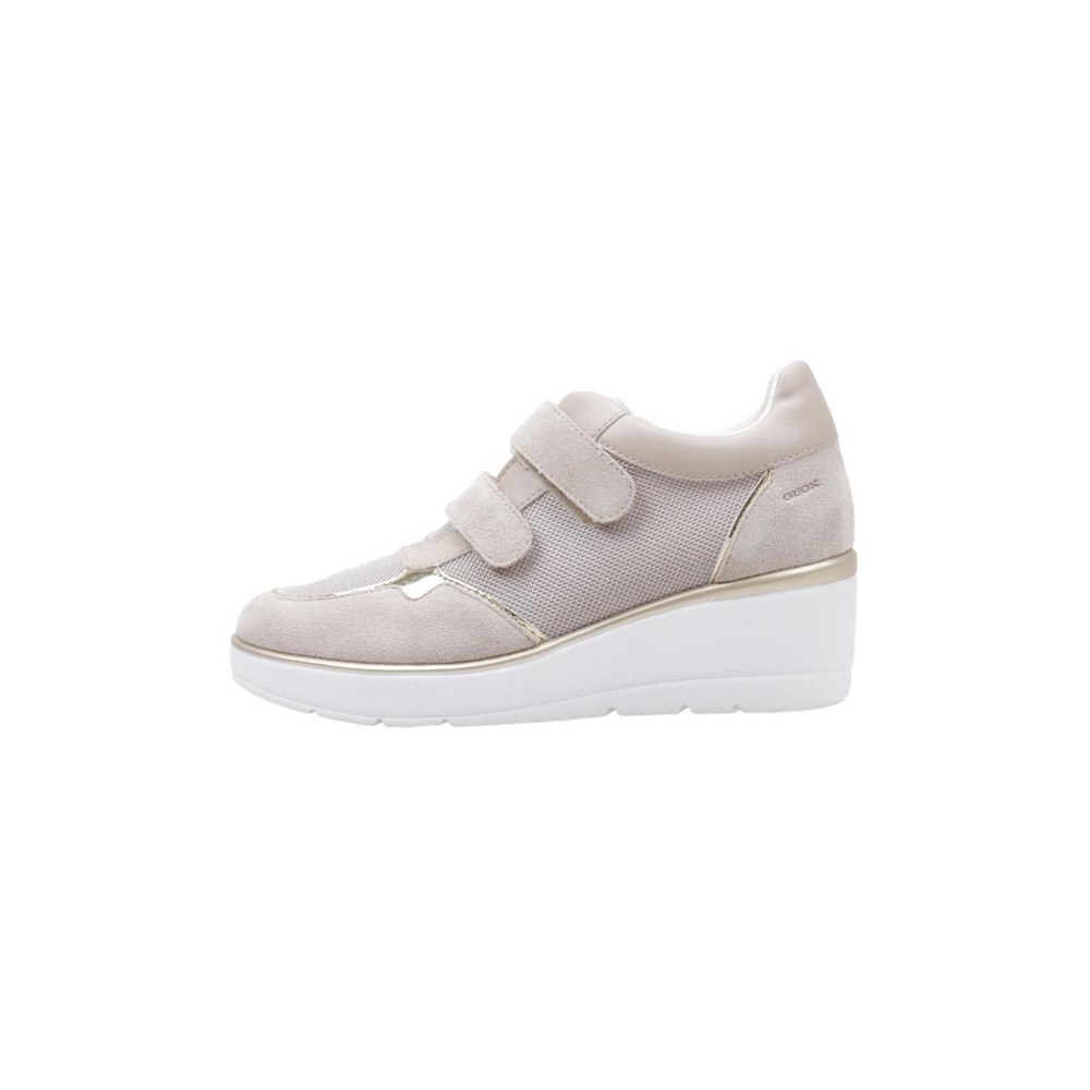 Geox D ILDE B Deportivas Con Cuña Mujer Taupe