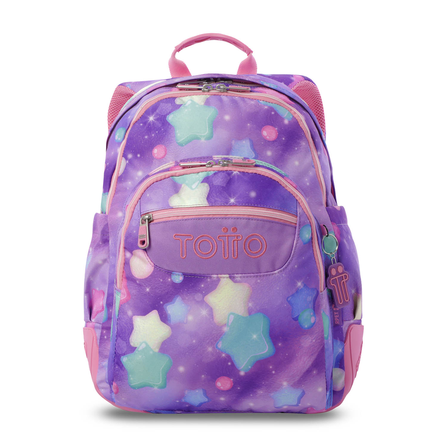 Totto Mochila escolar Rayol Glitter Material: Poliéster reciclado 33 x44 x 13.5 cm
