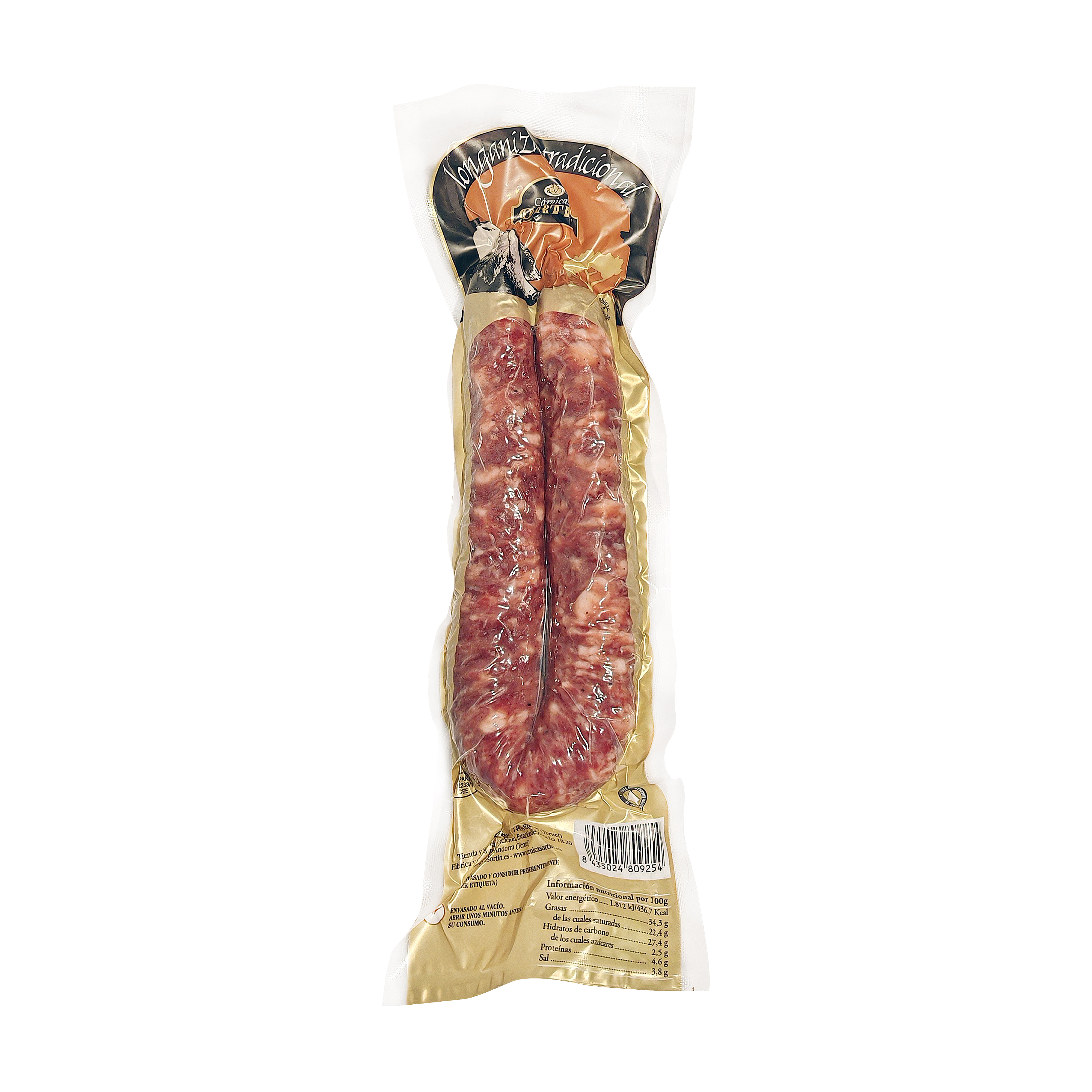 Longaniza de Aragón Extra Artesana de Carnicas Ortin