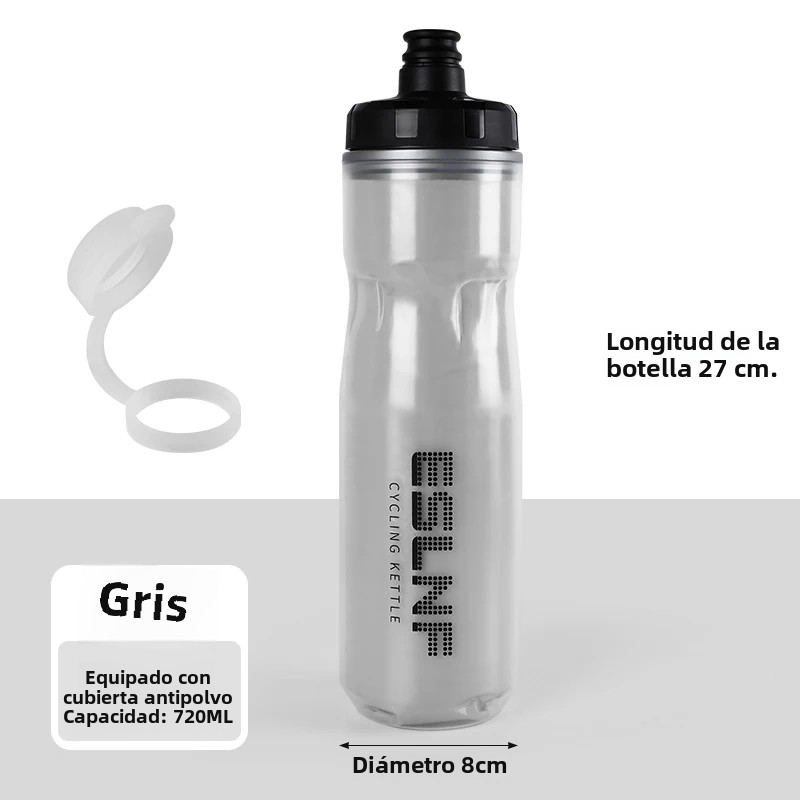 CA Botella De Agua Para Bicicleta ESLNF 720ml Insulada Y Desechable Para Ciclismo Montaña Y Carretera Bebida Directa Material PP5