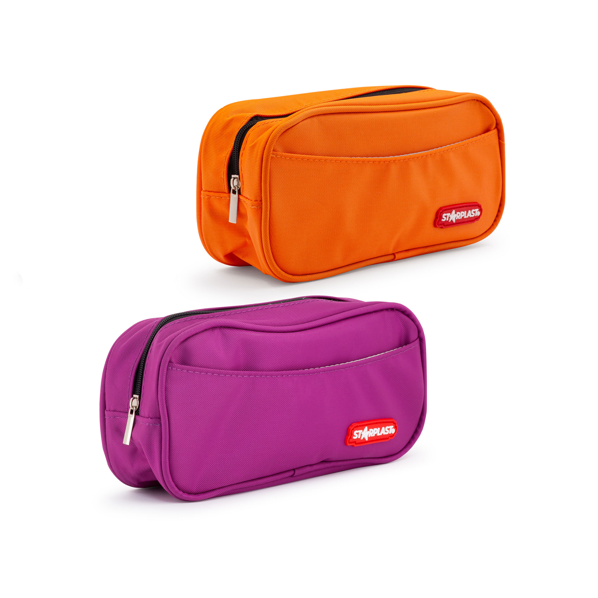 Starplast Estuches 2 Cremalleras Rectangular Compacto 3 Colores