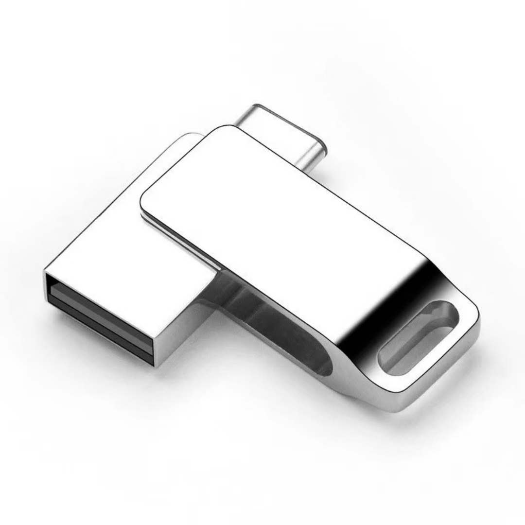 Memoria USB tipo C de doble interfaz para teléfono móvil y computadora, 1 TB/2 TB de gran capacidad, unidad flash USB.