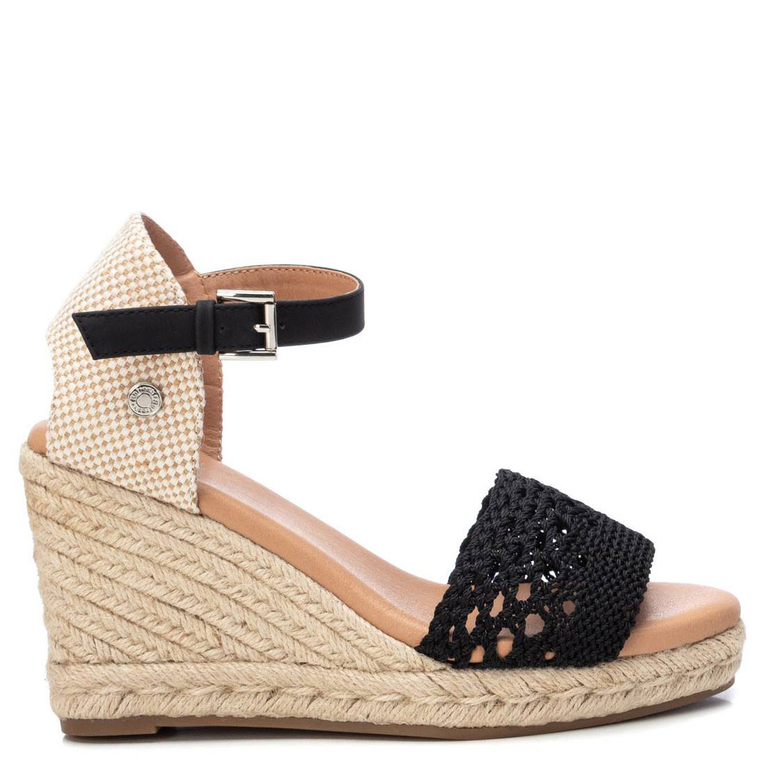 Xti Cuña Negro 44294-1 , para Mujer