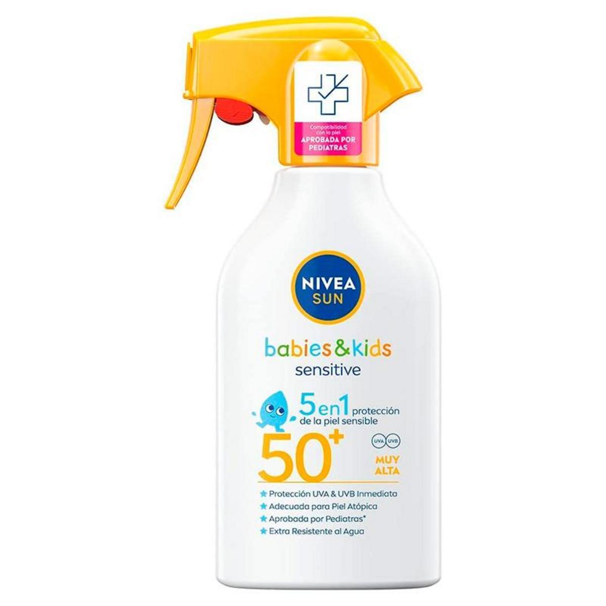NIVEA SUN Bebés y Niños Sensitive Spray Solar FP50+