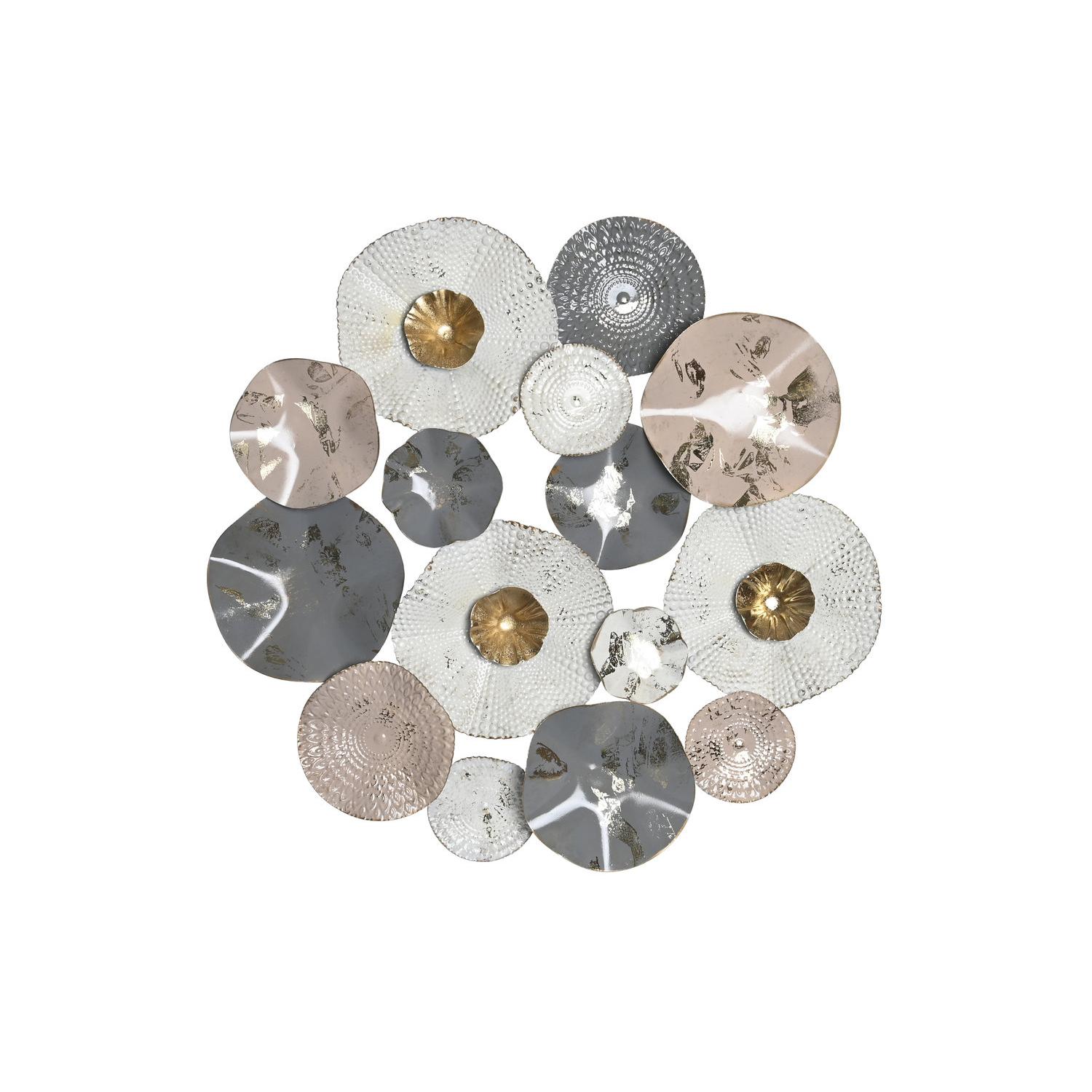 Decoracion Pared Metal 80X7X80 Blanco El mejor complemento para tu hogar  -Fijalo-