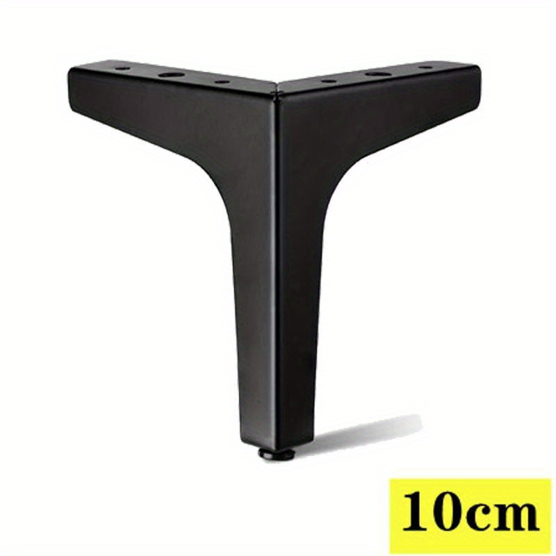 TK 4pcs Piernas De Muebles Modernas En Metal Dorado Y Negro Para Sofá Mesa Cama Silla Escritorio Armario Soporte De Hardware De Muebles