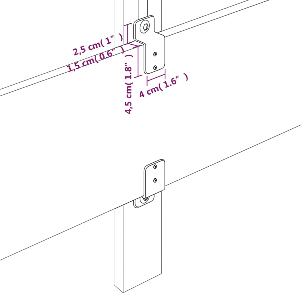 vidaXL Cabeceros cuero sintético negro 160x5x78/88 cm