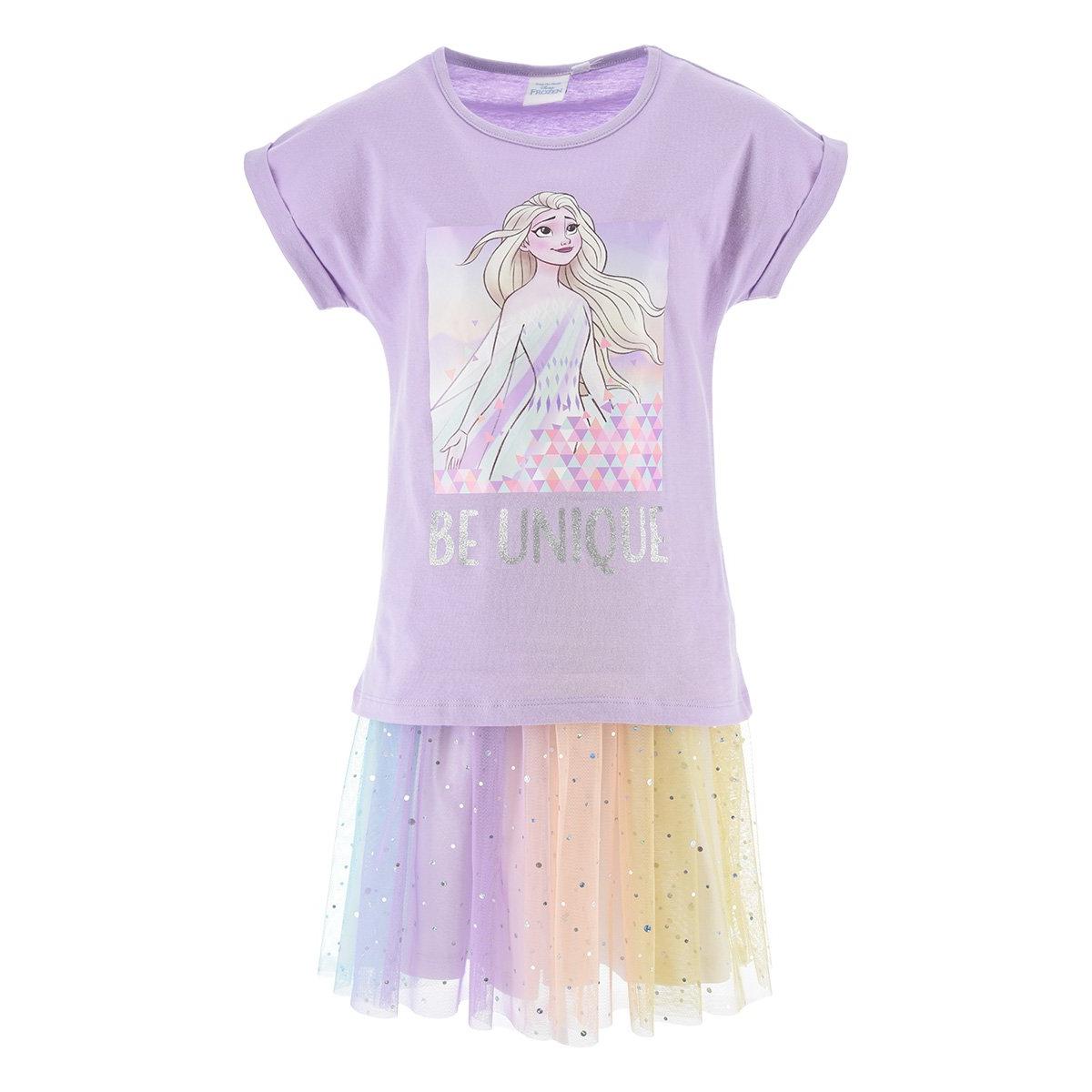 Sun City Conjunto verano dos piezas lila Frozen Disney
