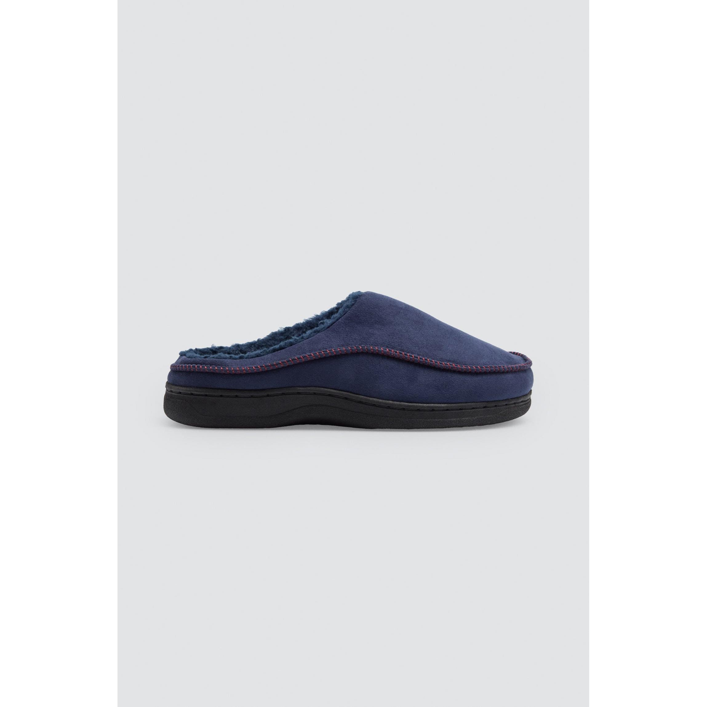 Ysabel Mora - Zapatillas de casa efecto ante interior pelo marino