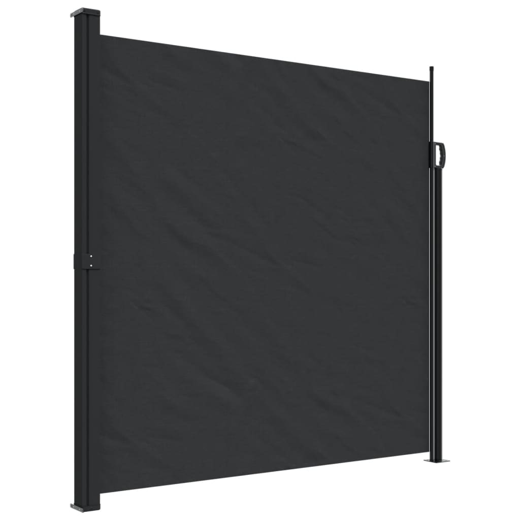 vidaXL Toldo lateral retráctil 200x300 cm Color Negro, Crema, Azul
