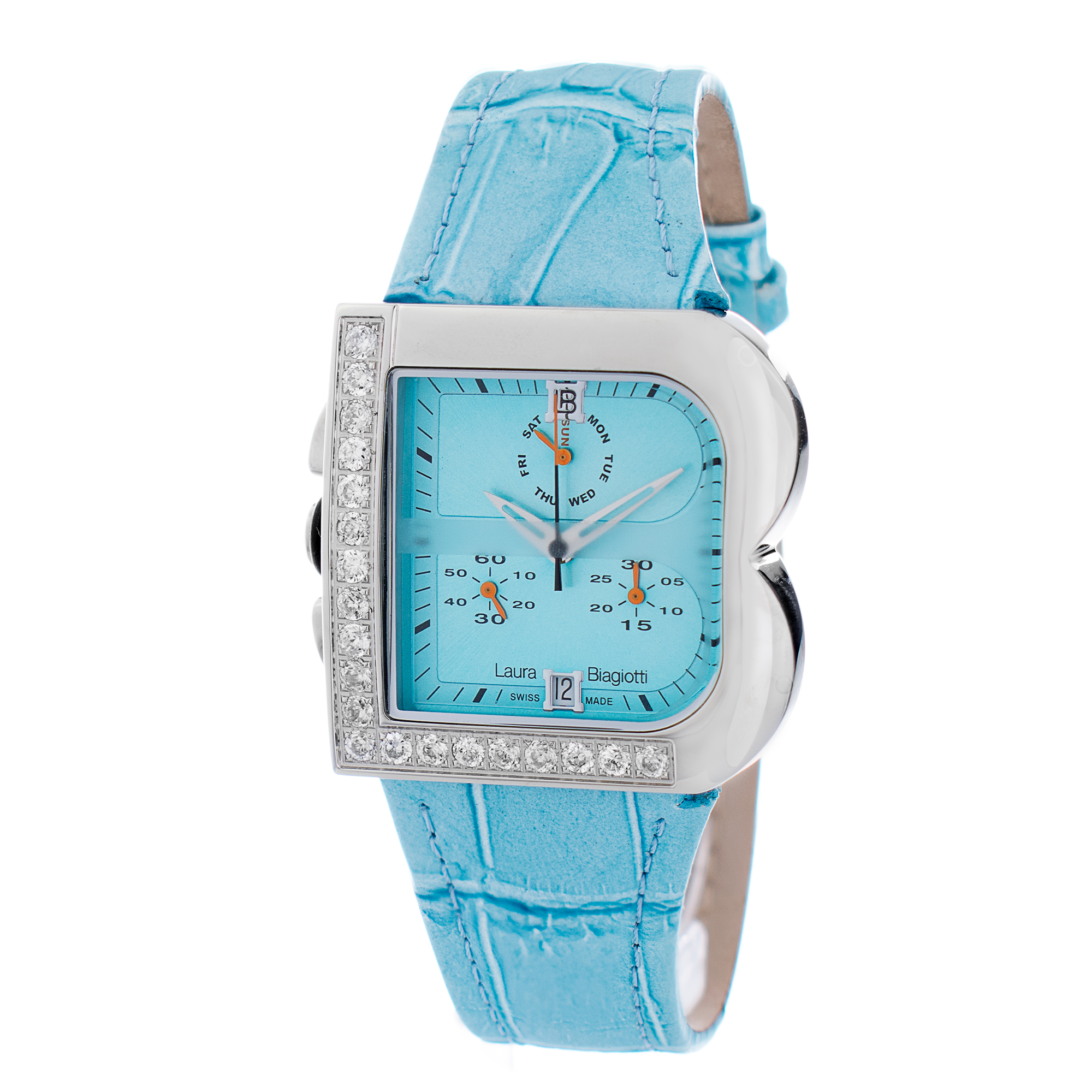 Laura Biagiotti Reloj Mujer Analogico Cuarzo con Correa de Acero LB0002L-AD