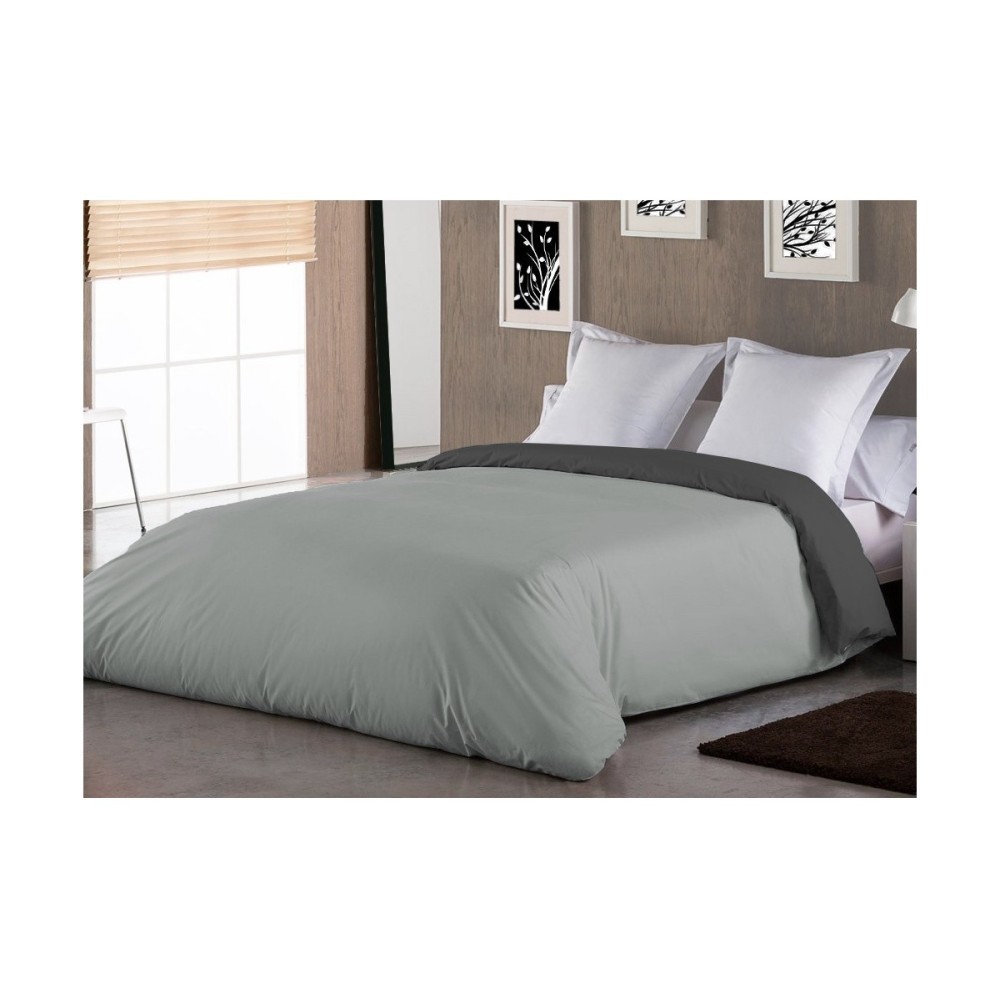 SABANALIA - Funda Nórdica Combina Bicolor (Saco reversible) | Disponible en varias medidas y colores