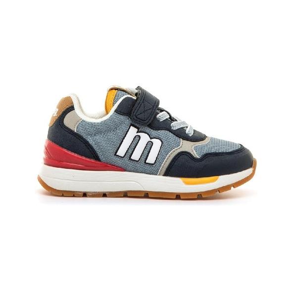ZAPATILLA MUSTANG NIÑO/NIÑA CON VELCRO , MODA - 49111V MARINO