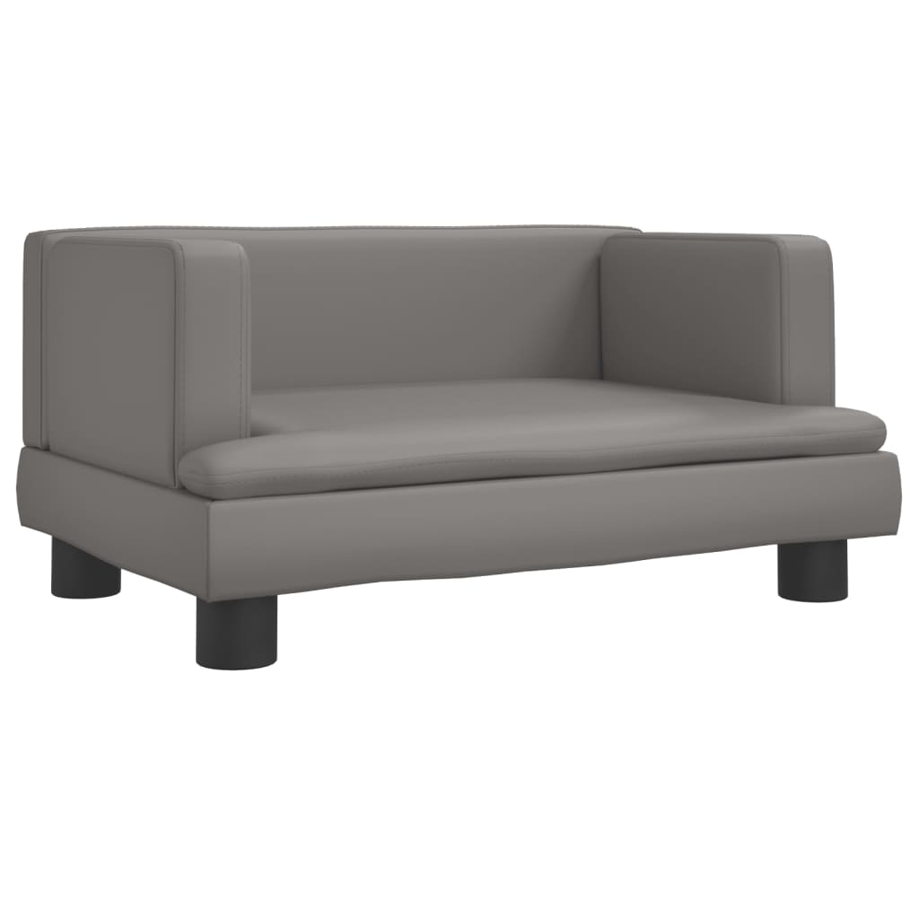 vidaXL Cama para perros de cuero sintético 60x40x30 cm Color Capuchino, Crema, Gris y mas