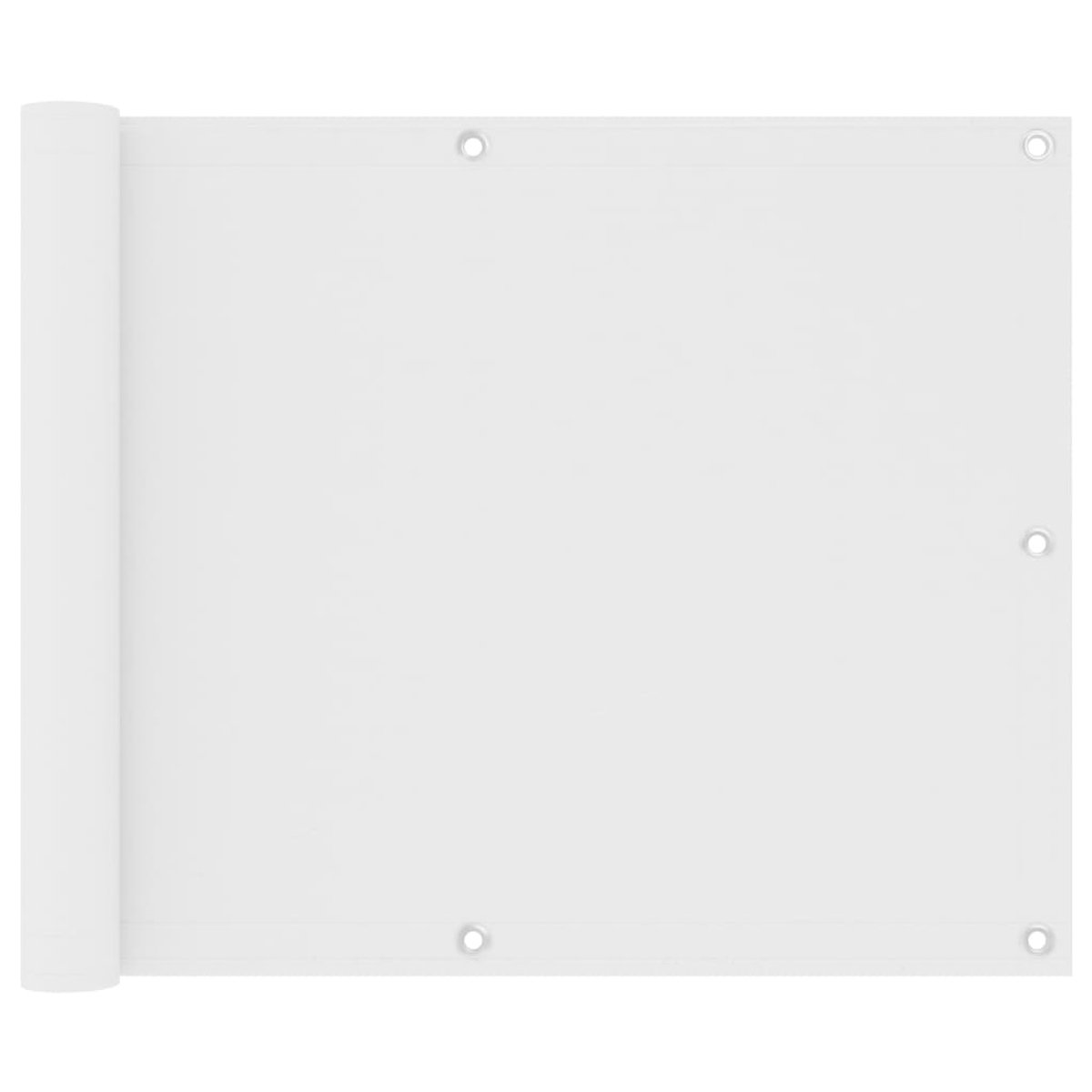 Pantalla para balcón - 75x300 cm - Tela Oxford - Negra - Tela para mayor privacidad - Repelente al agua y al viento - Vela para balcón con protección UV - Incluye kit de montaje - Completamente opaca
