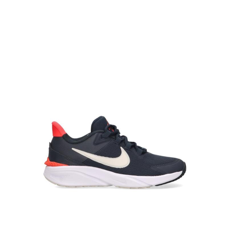 Zapatillas Running Nike - Niño - Suela Plana - Modelo Dx7615 - Color Marino