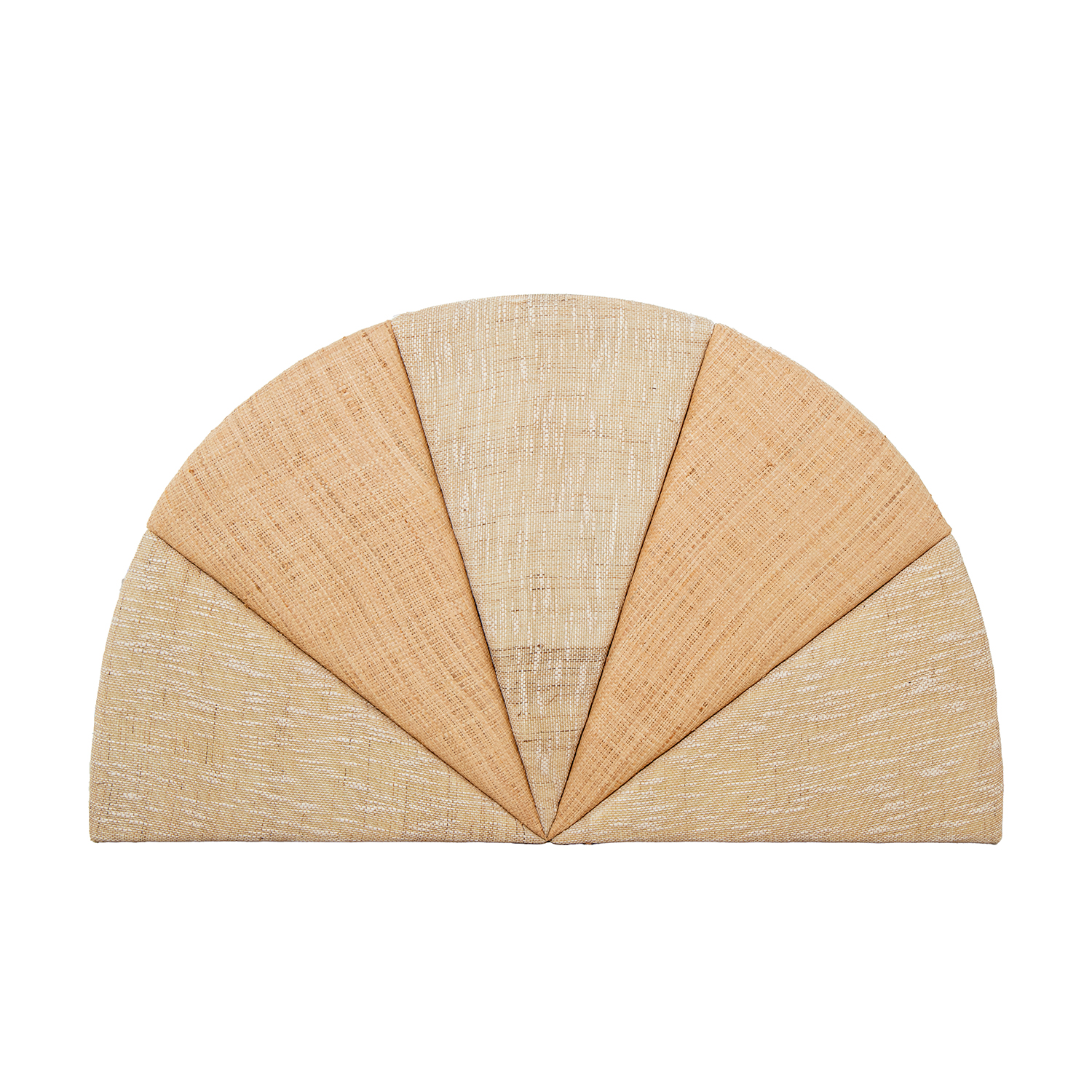 Cabecero cama ratan acolchadotrasera madera 100x4x61cm