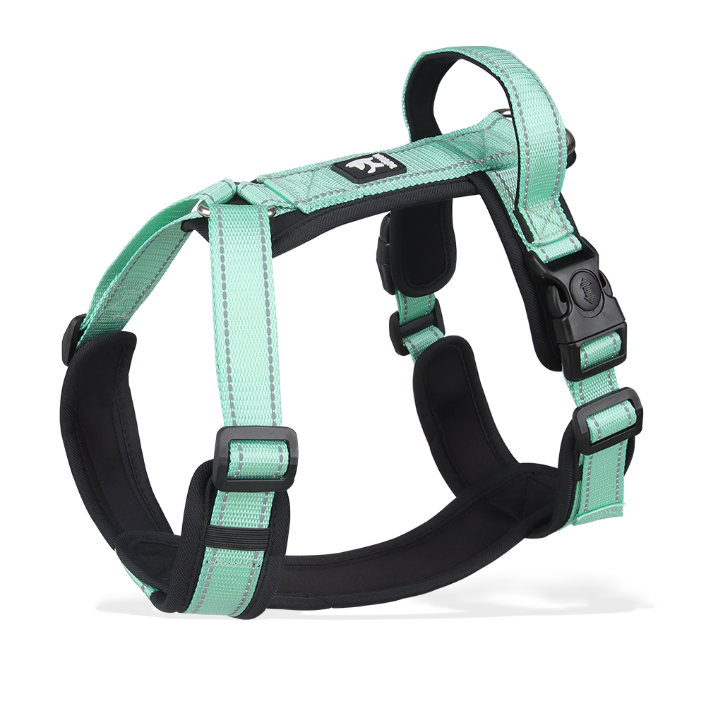 TK Harnés Antirrueda Para Perros Reflectante De Nylon Con Manija Para Pequeños Y Medianos Perros Raza Francesa Bulldog Camiseta Para Caminar Suministros De Mascotas