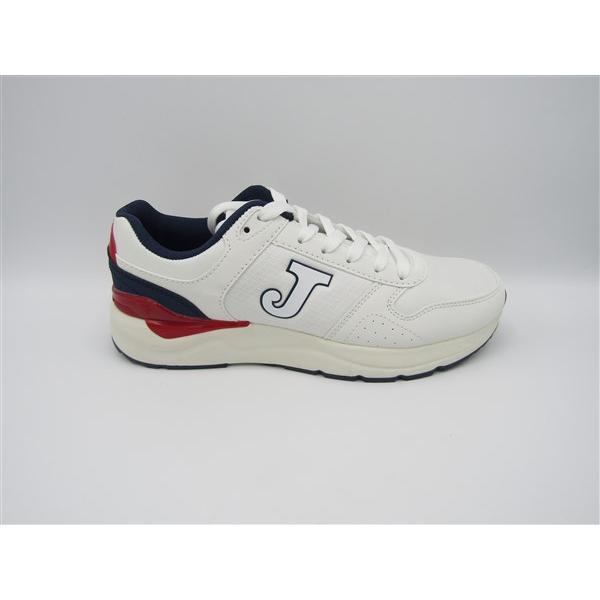 DEPORTIVO BLANCO CABALLERO, JOMA C.260 MEN 2302, estilo casual, materiales en textil combinado don piel sintetica