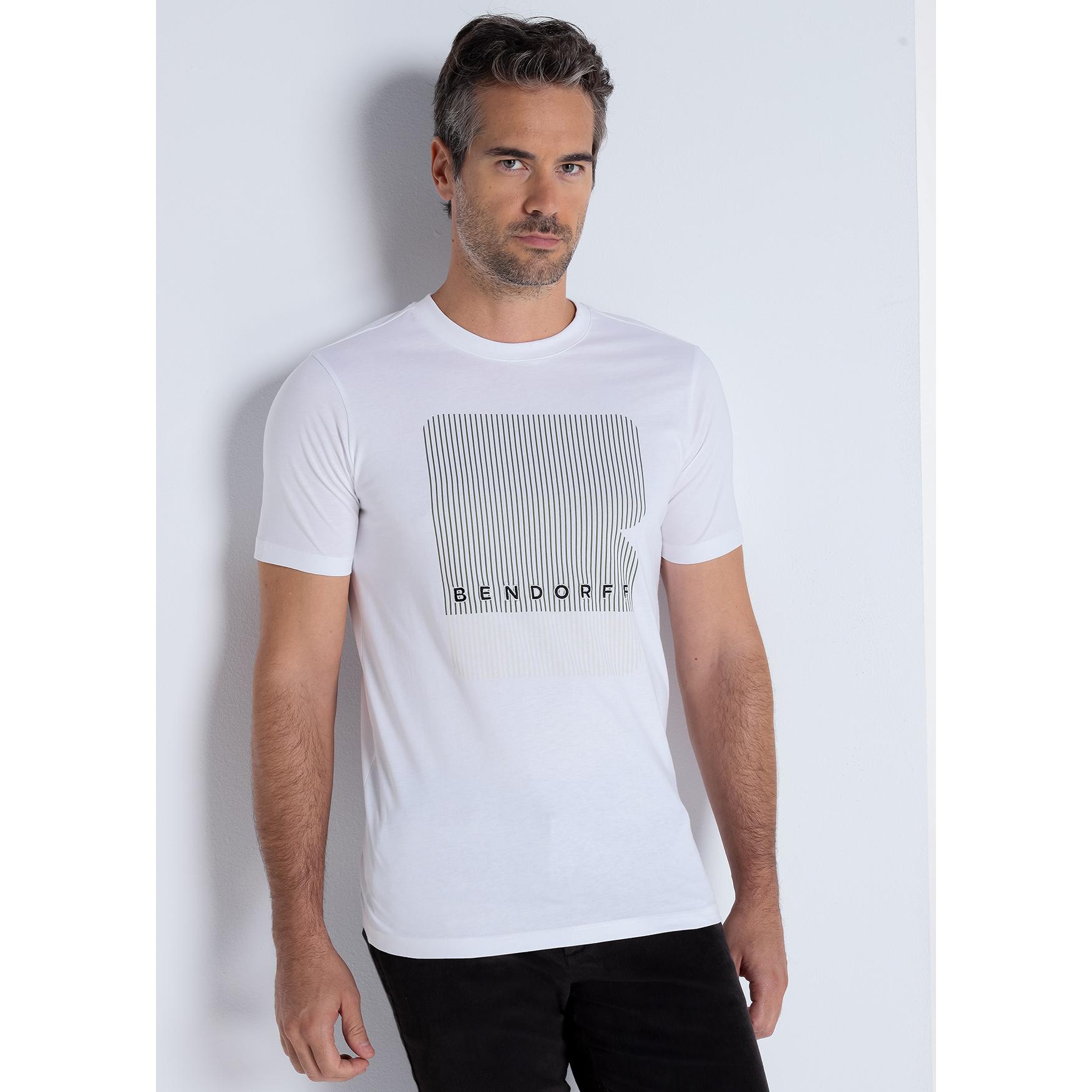 Camiseta de manga corta grafica con bordado
