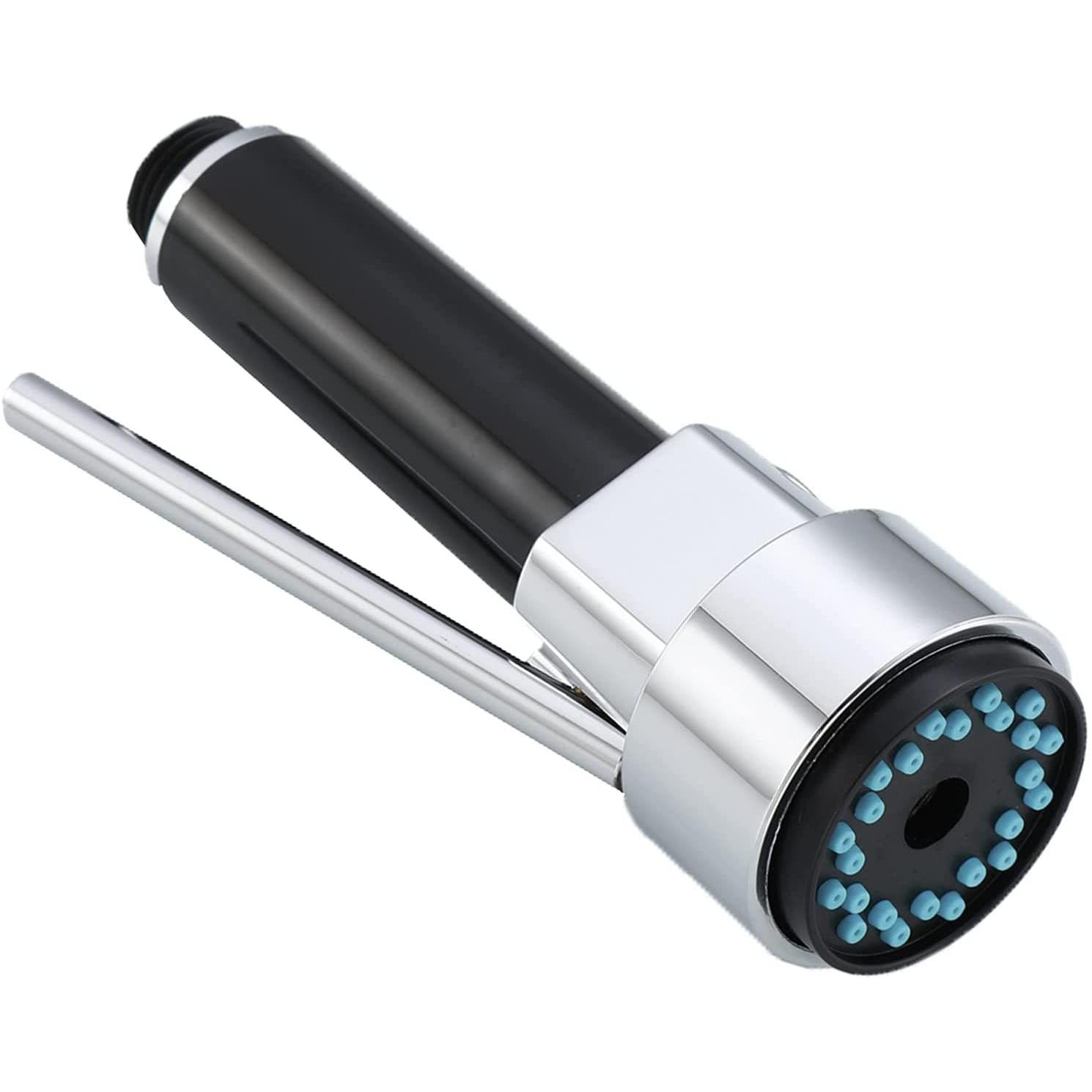 CA Grifo Moderno para Fregadero de Cocina y Baño - Pulverización Universal Extraible - Repuesto para Grifo de 1/2 Pulgada - Acabado Cromada