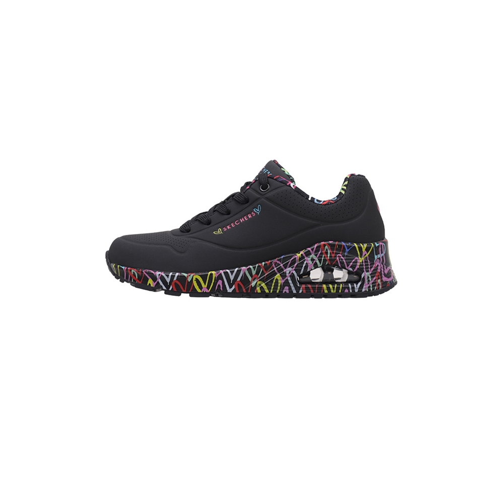 Skechers UNO - LOVING LOVE Deportivas Planas Mujer Negro