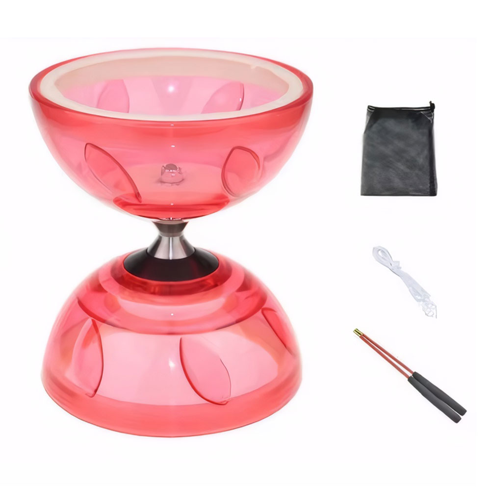 TK 1set Professional Diabolo Yoyo Ball De Goma TPU Para Ejercicio De Agilidad Adecuado Para Mayores Actividad Física Al Aire Libre E Indoor
