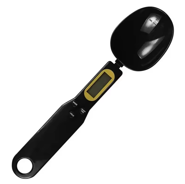 IPSDI Bascula Cuchara digital para cocina alimentos Escala pequeña de alta precisión con función de tara Pesando y midiendo Medicina harina 1.1 lb / 500 g (0.1 g) Escala de miligramo