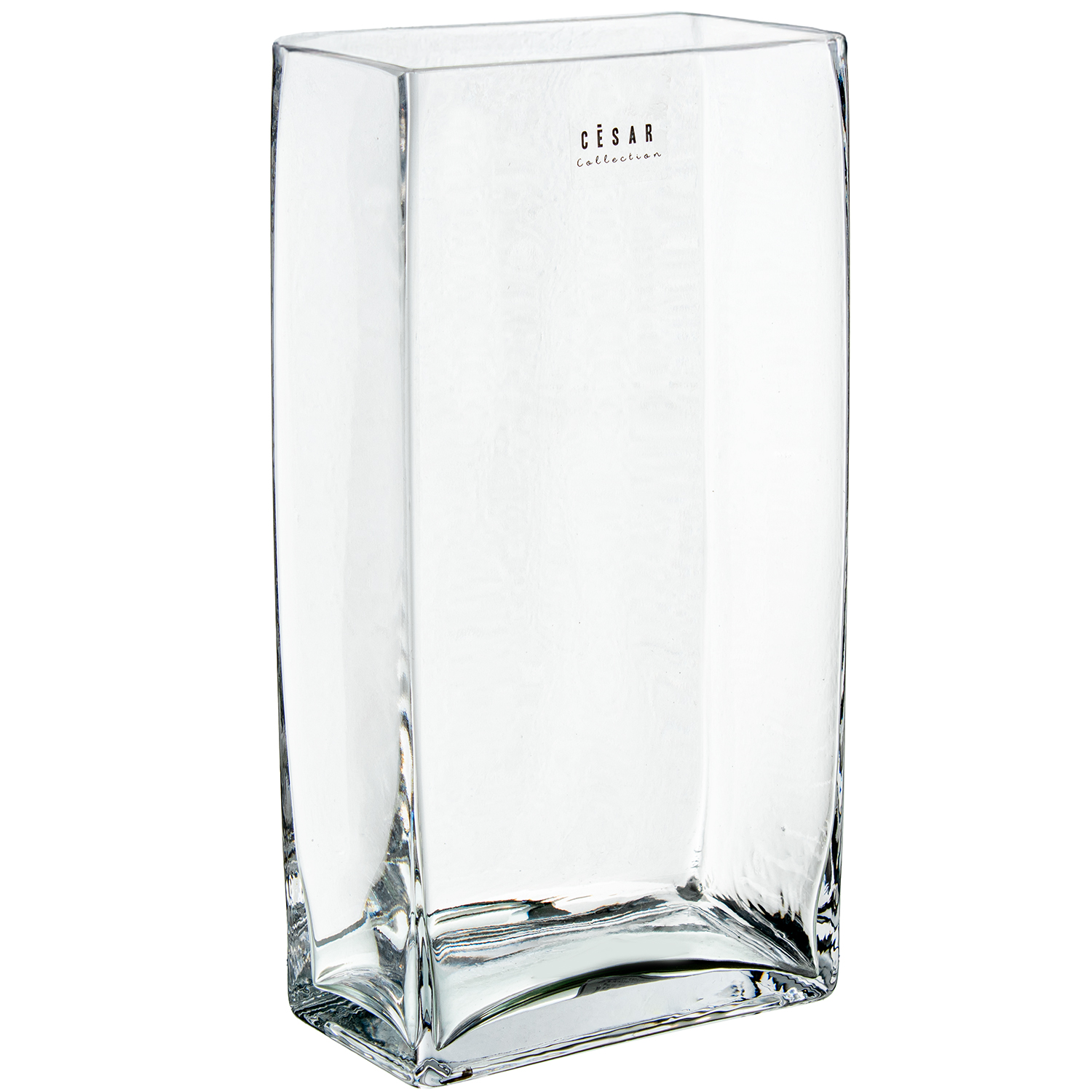 Jarron cristal transparente 14x7, 5x27cm